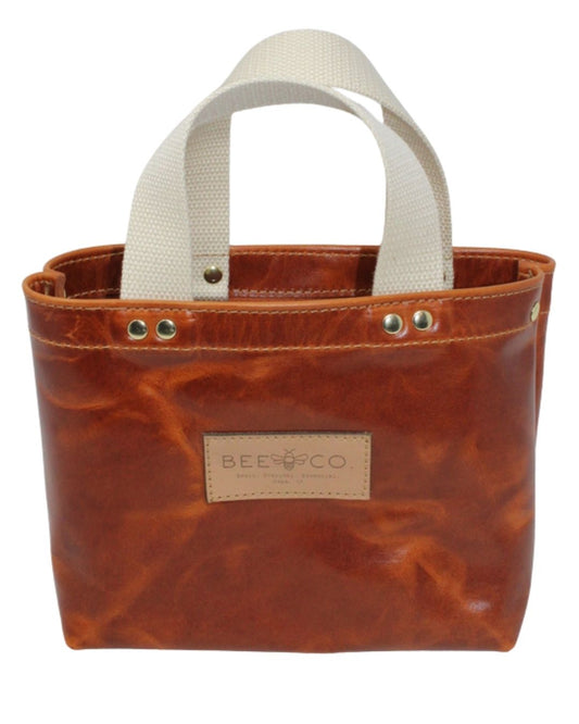 Micro Judy Tote in Cinnamon