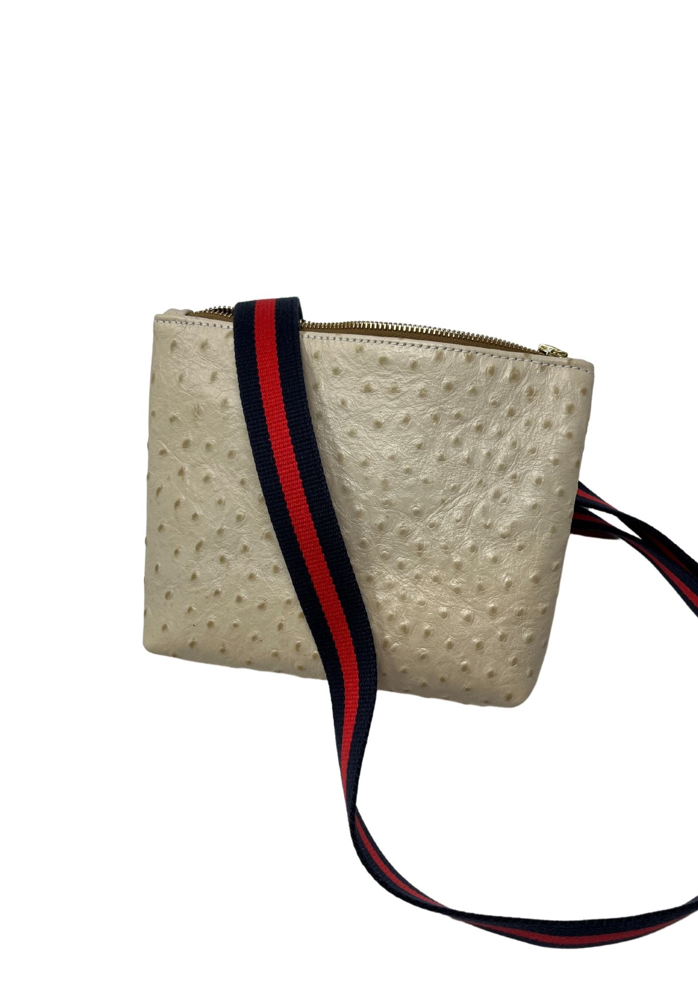 Mini Frances in Cream Ostrich