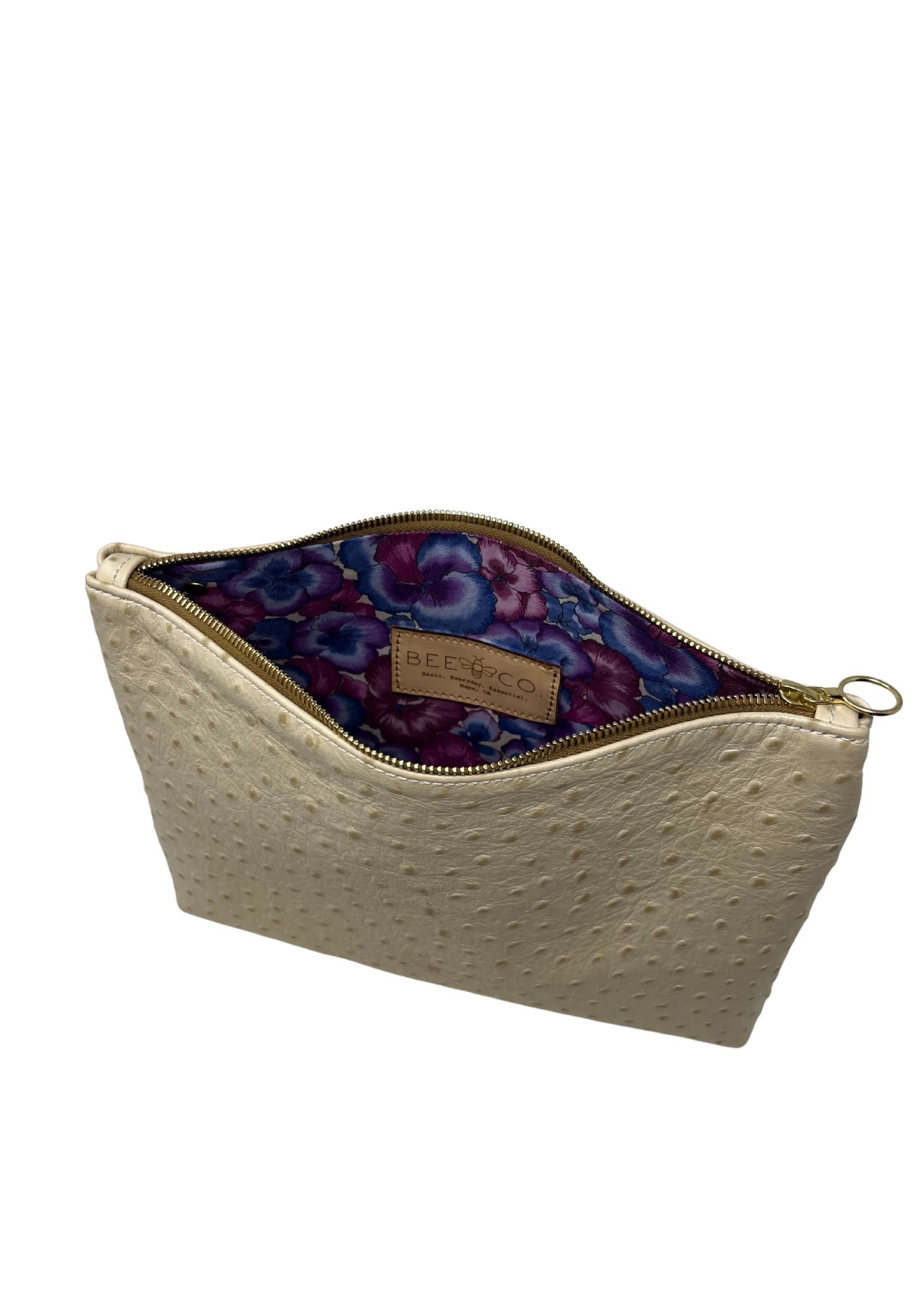 Frances Bag in Cream Ostrich