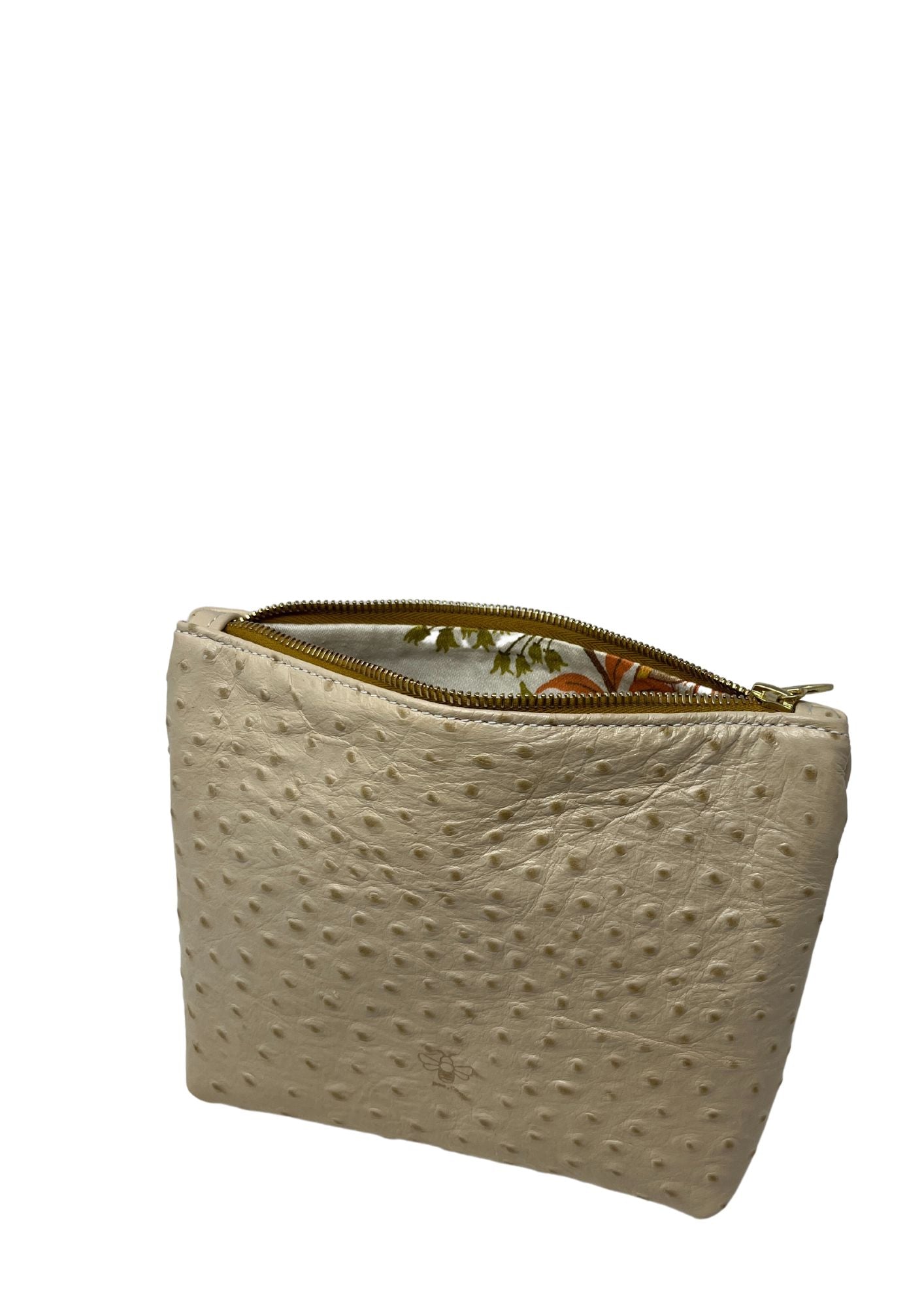 Mini Frances in Cream Ostrich