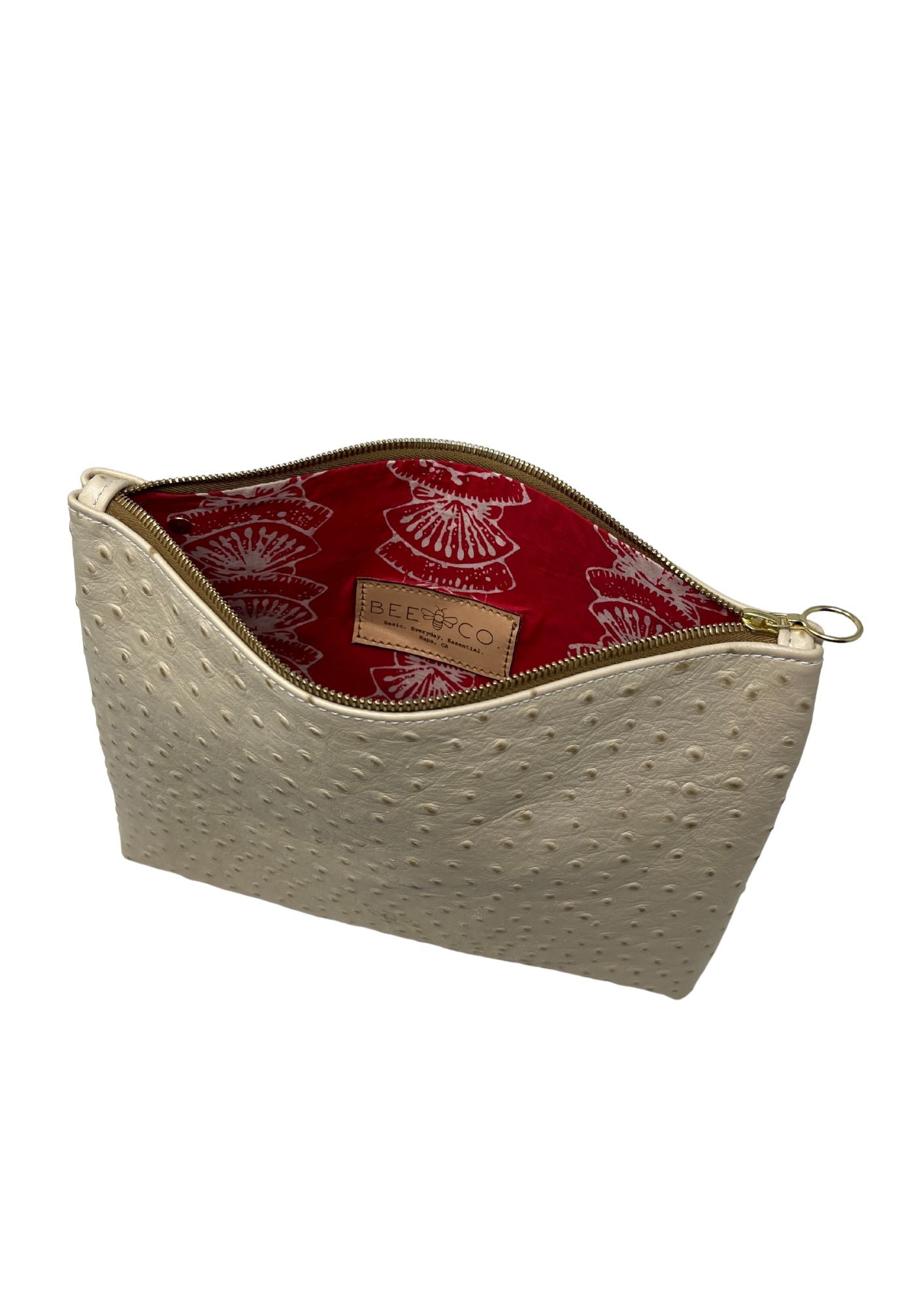 Frances Bag in Cream Ostrich