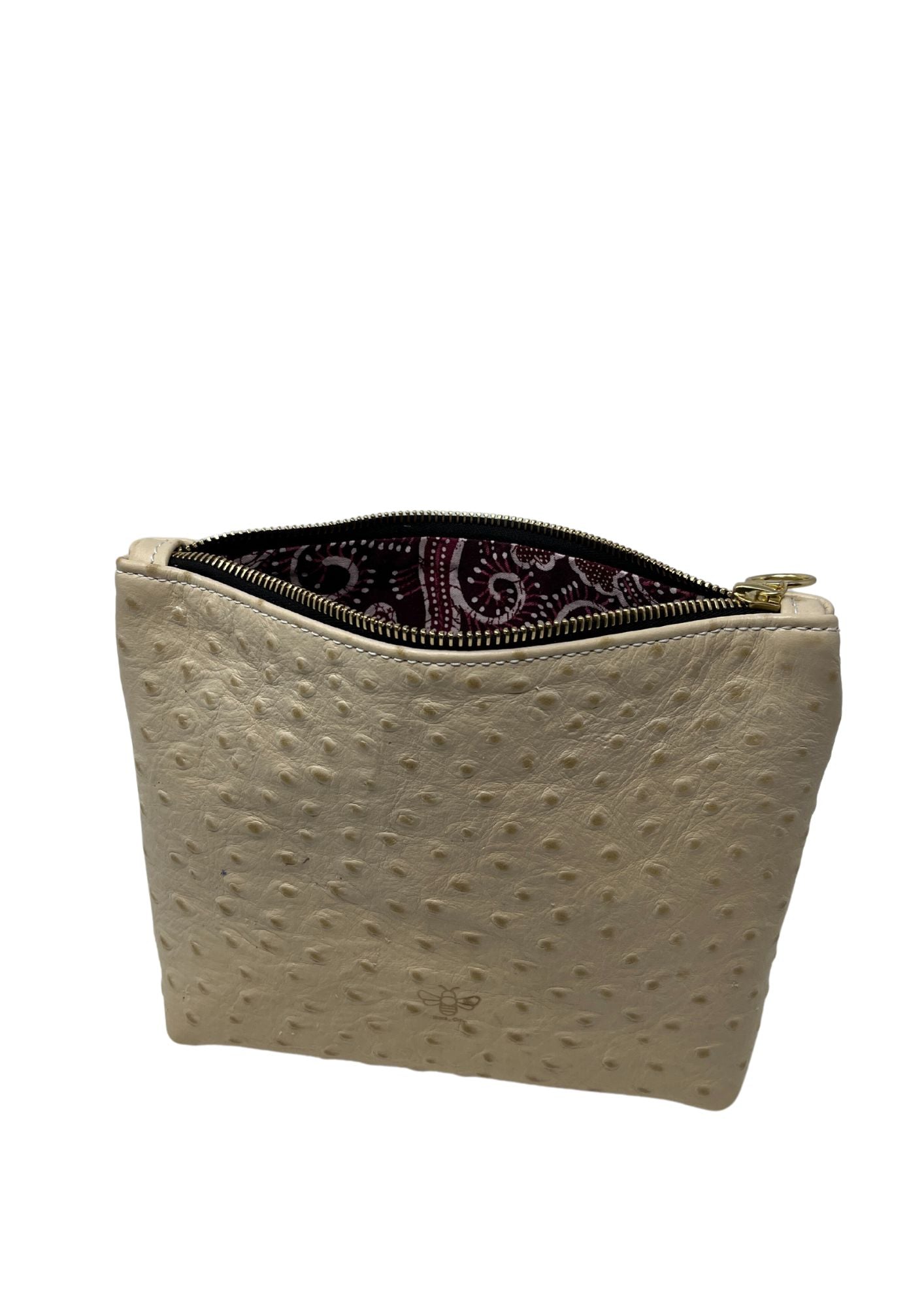 Mini Frances in Cream Ostrich