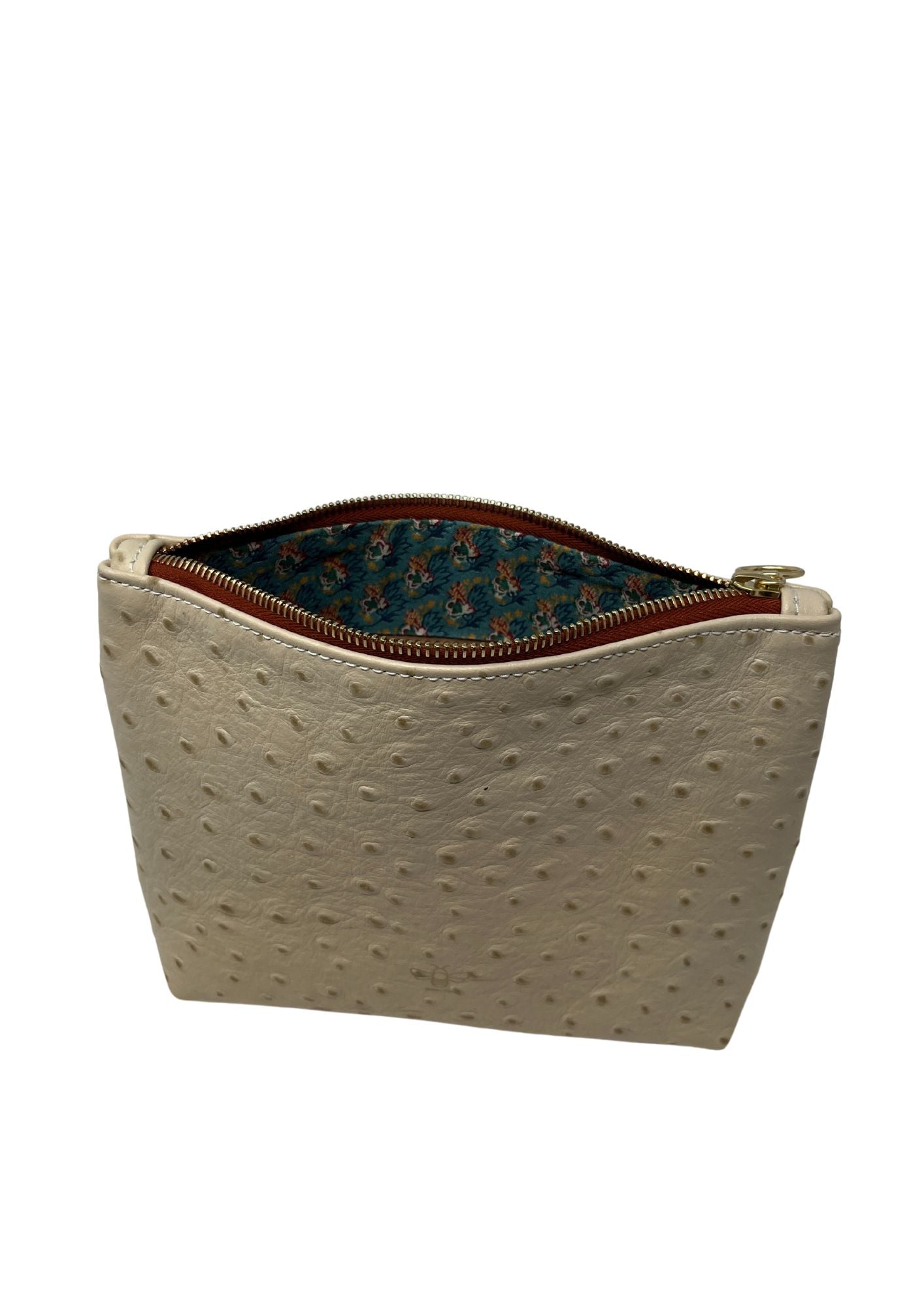 Mini Frances in Cream Ostrich
