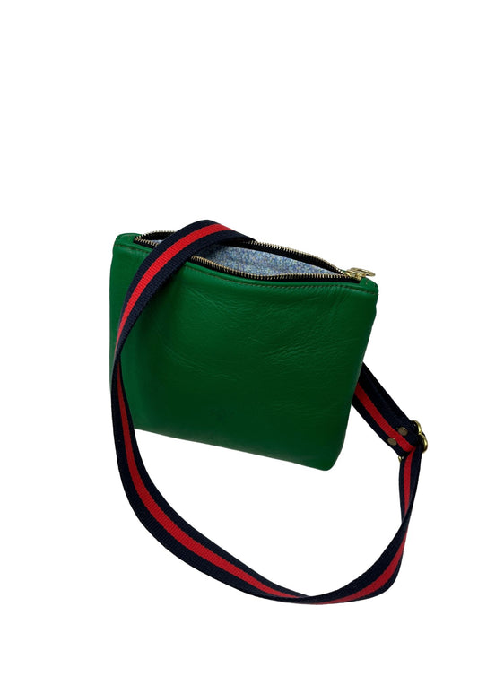 Mini Frances in Italian Green leather