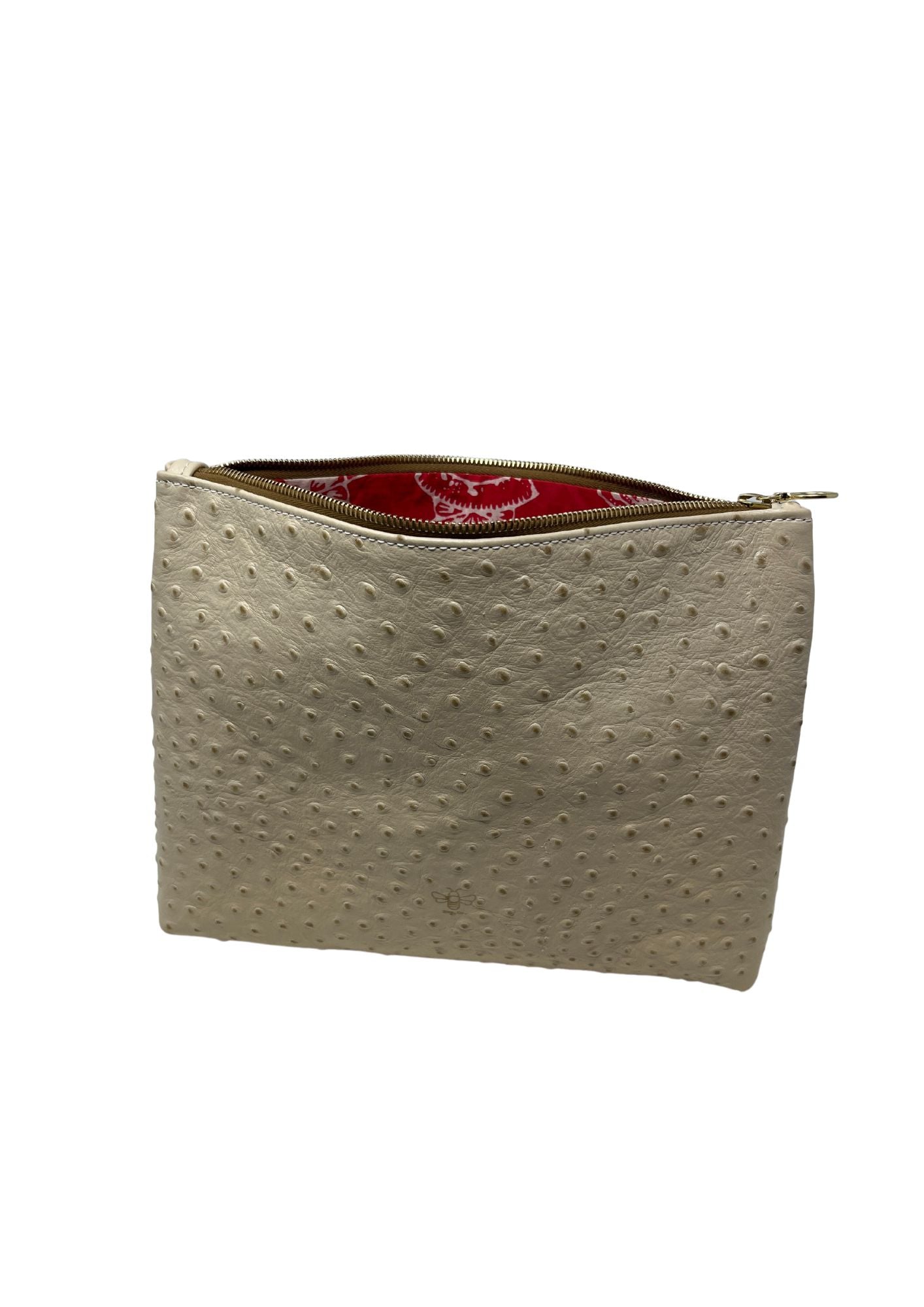 Frances Bag in Cream Ostrich