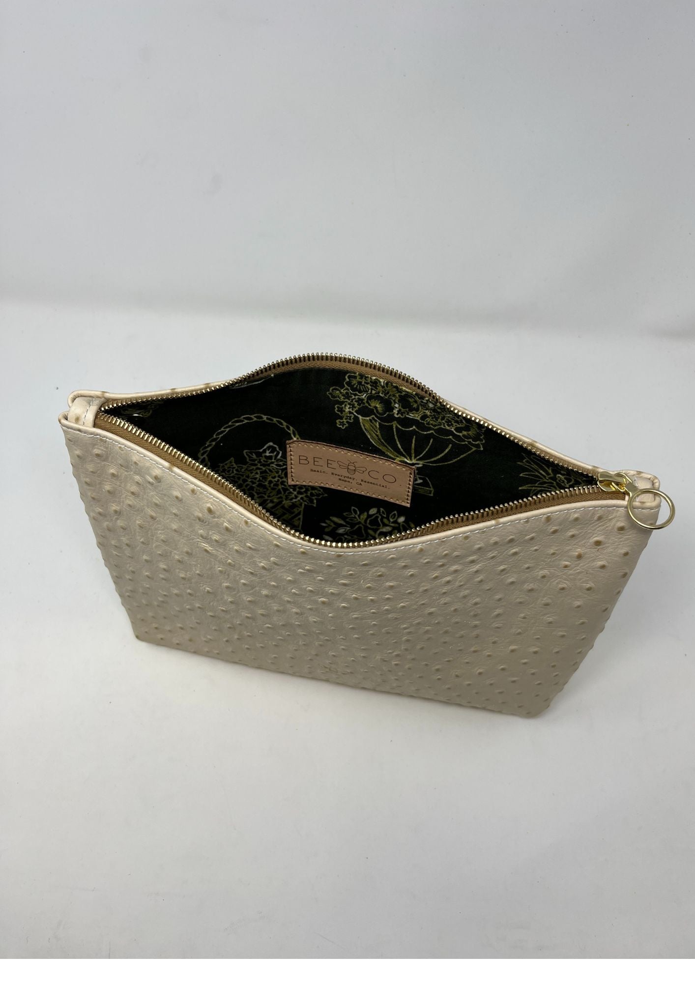 RESERVED FOR TERRYE: Frances Bag in Cream Ostrich