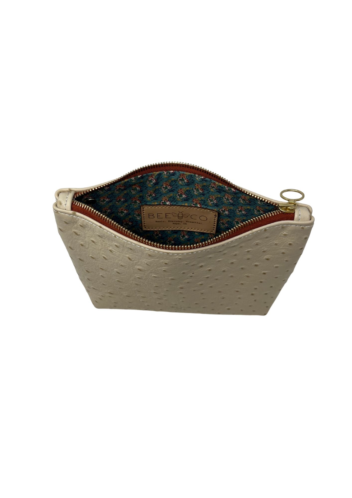 Mini Frances in Cream Ostrich