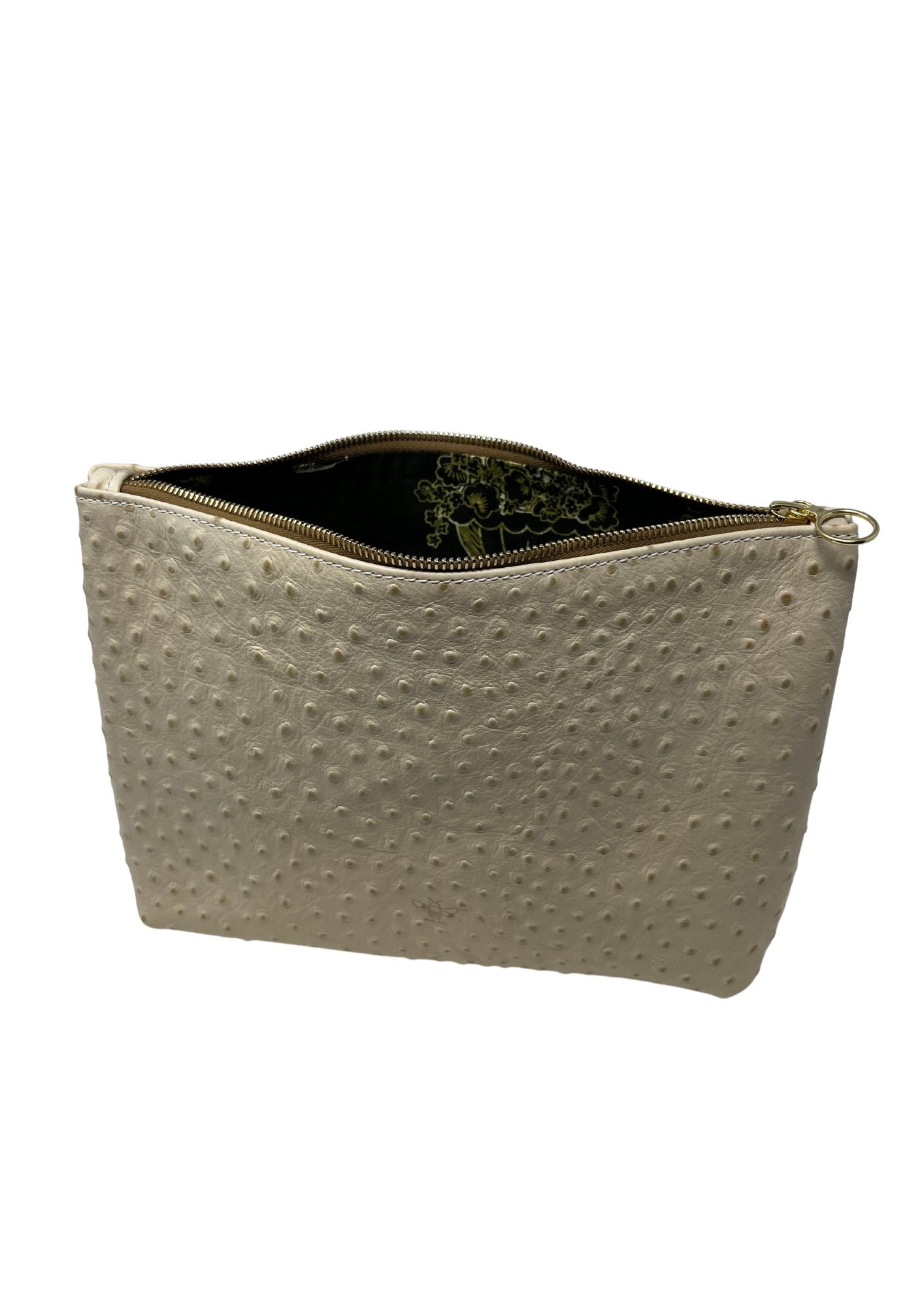 RESERVED FOR TERRYE: Frances Bag in Cream Ostrich