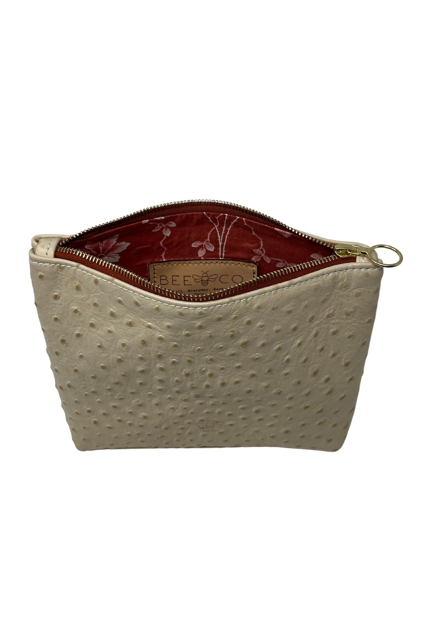 Mini Frances in Cream Ostrich