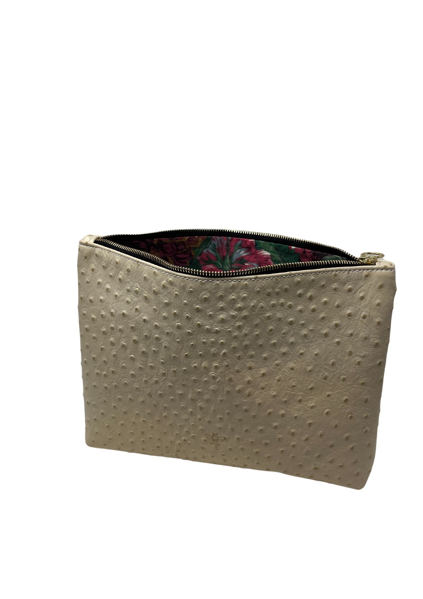 Frances Bag in Cream Ostrich
