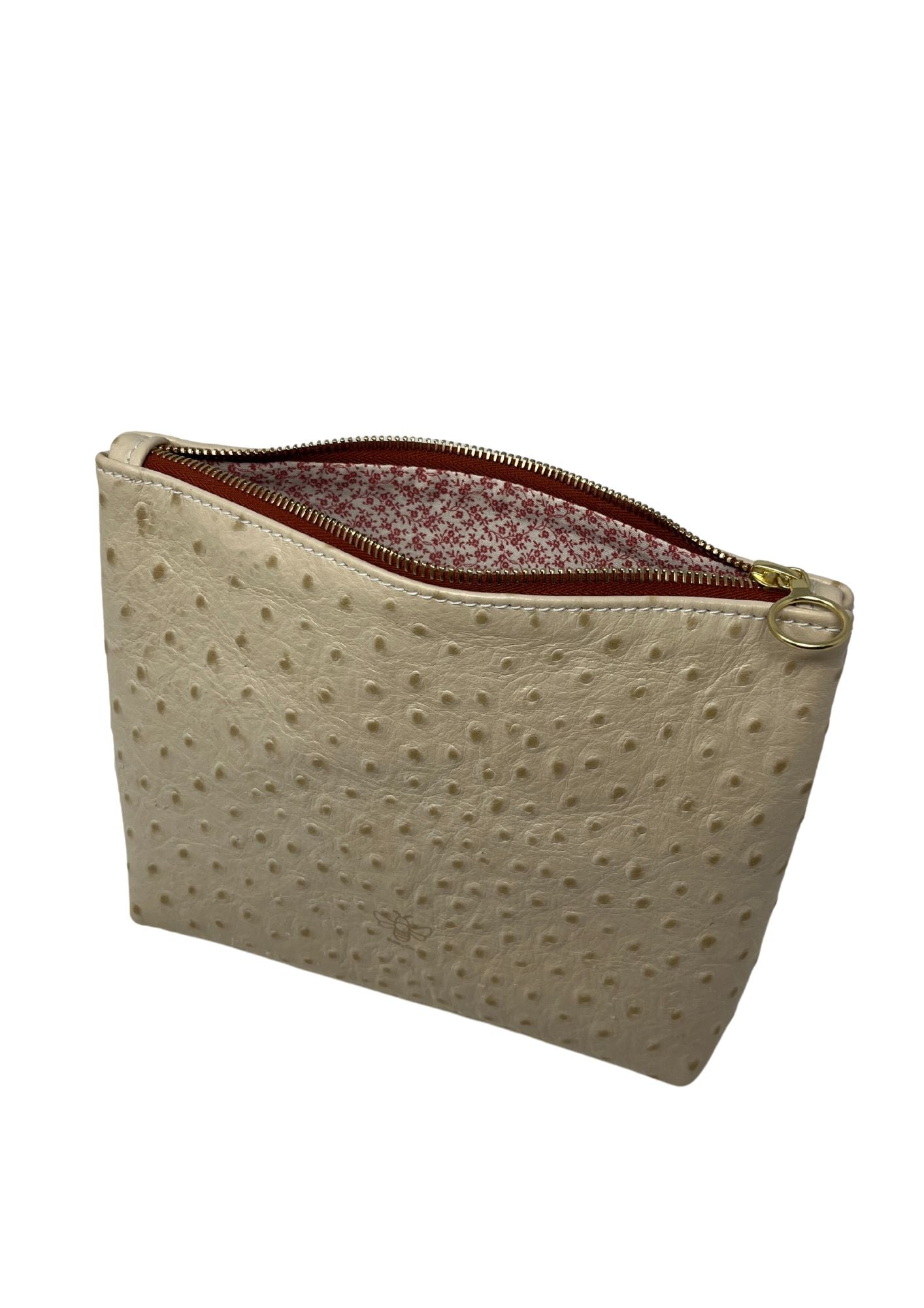 Mini Frances in Cream Ostrich