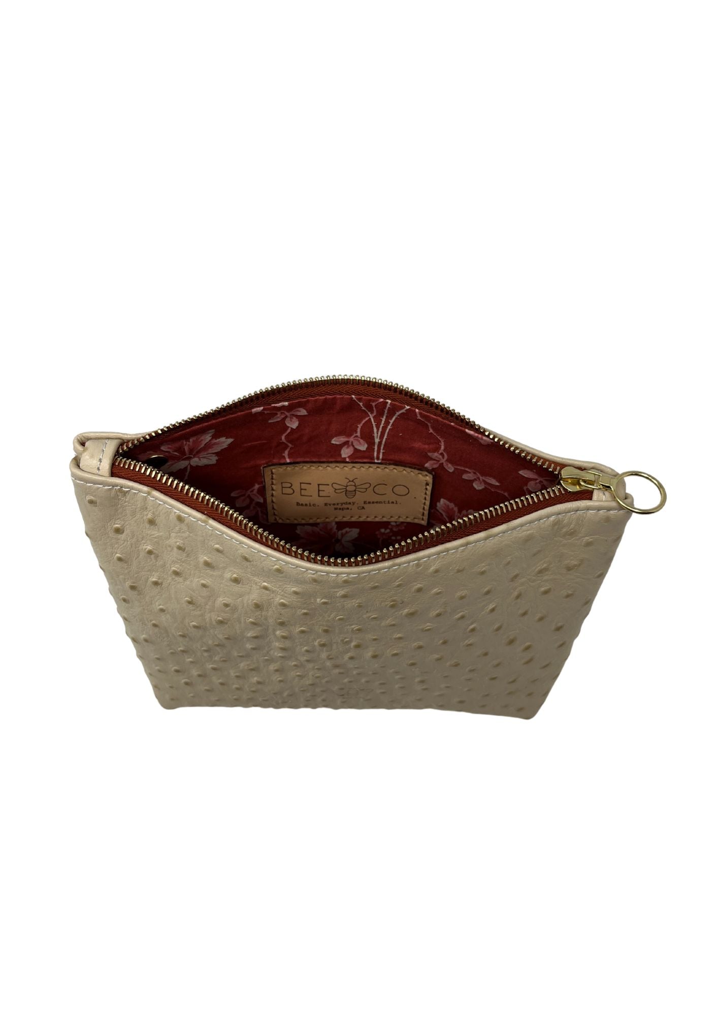 Mini Frances in Cream Ostrich