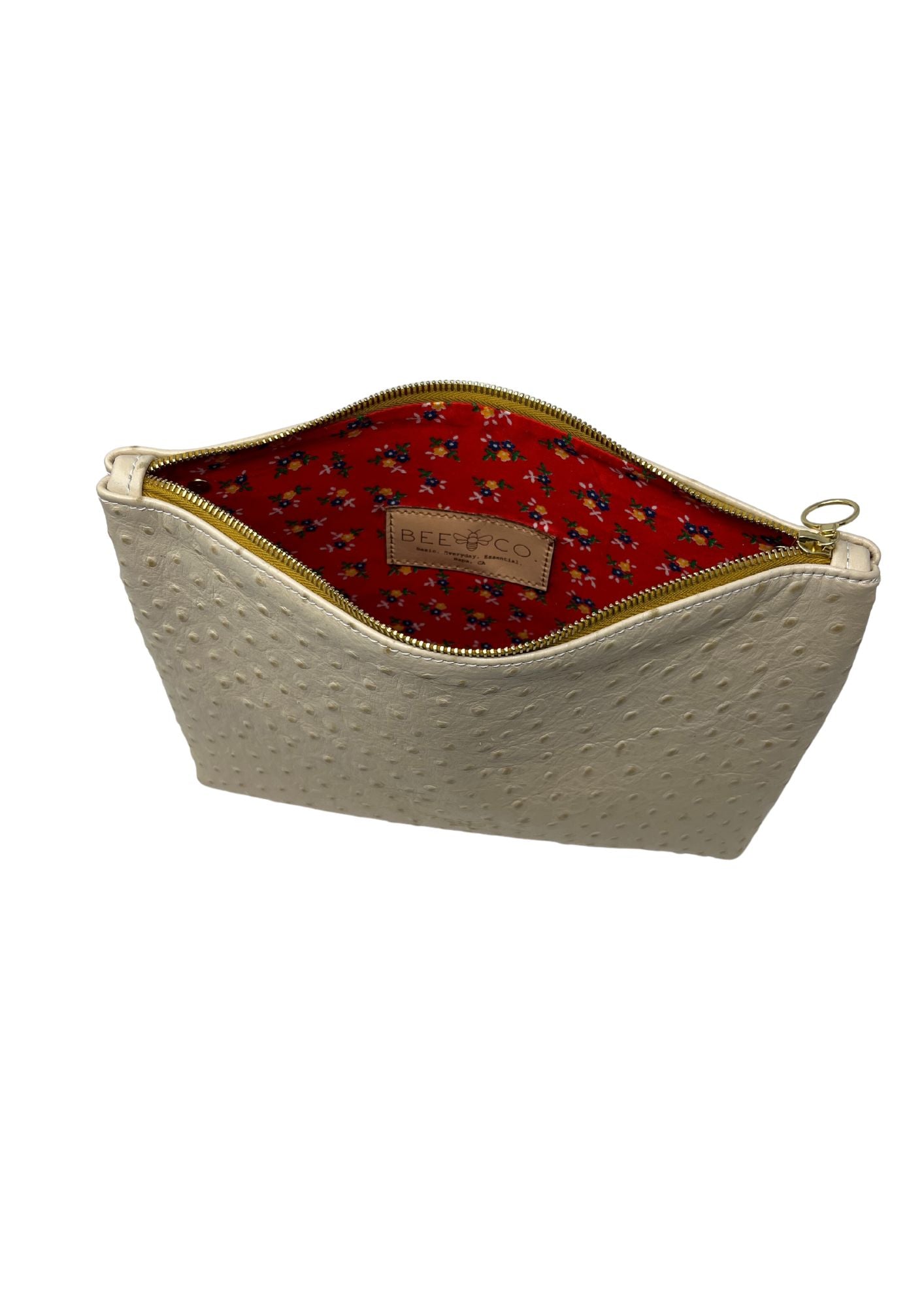 Frances Bag in Cream Ostrich