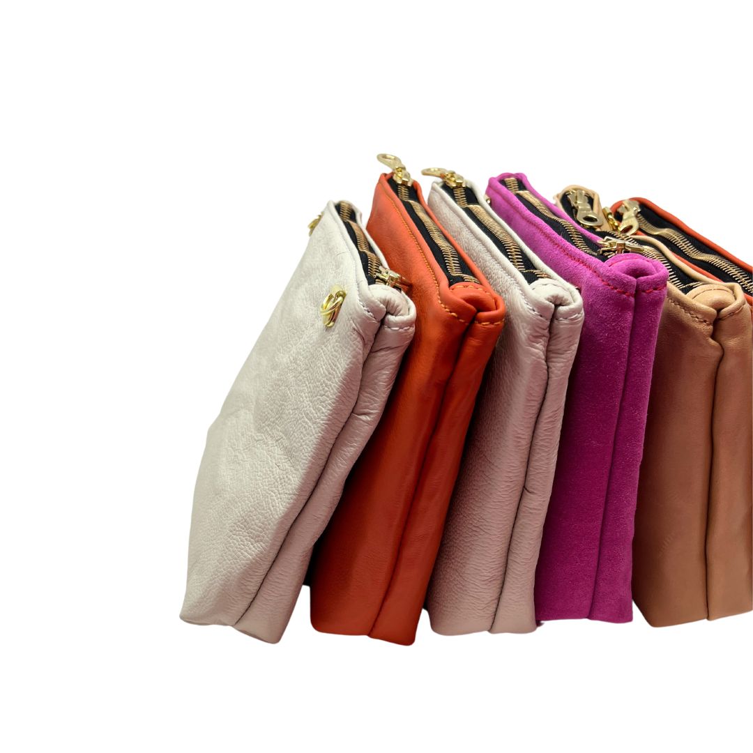 Mini Frances in magenta and red