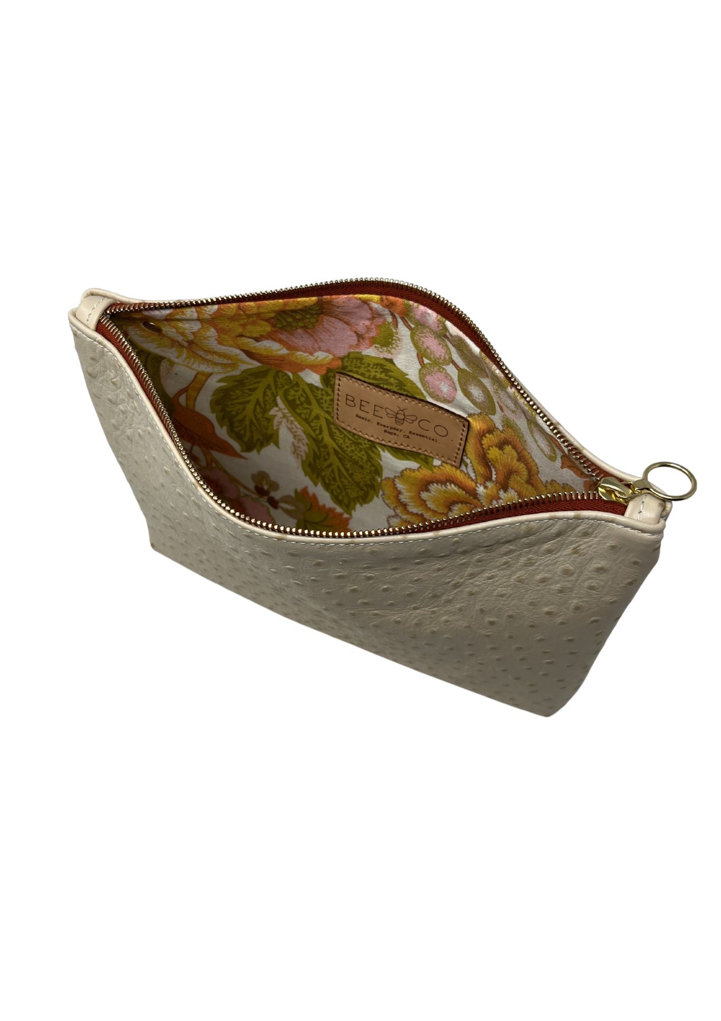Frances Bag in Cream Ostrich