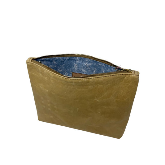 Frances Bag in yellow embossed plaid