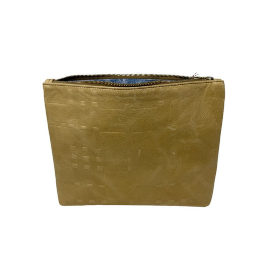 Frances Bag in yellow embossed plaid