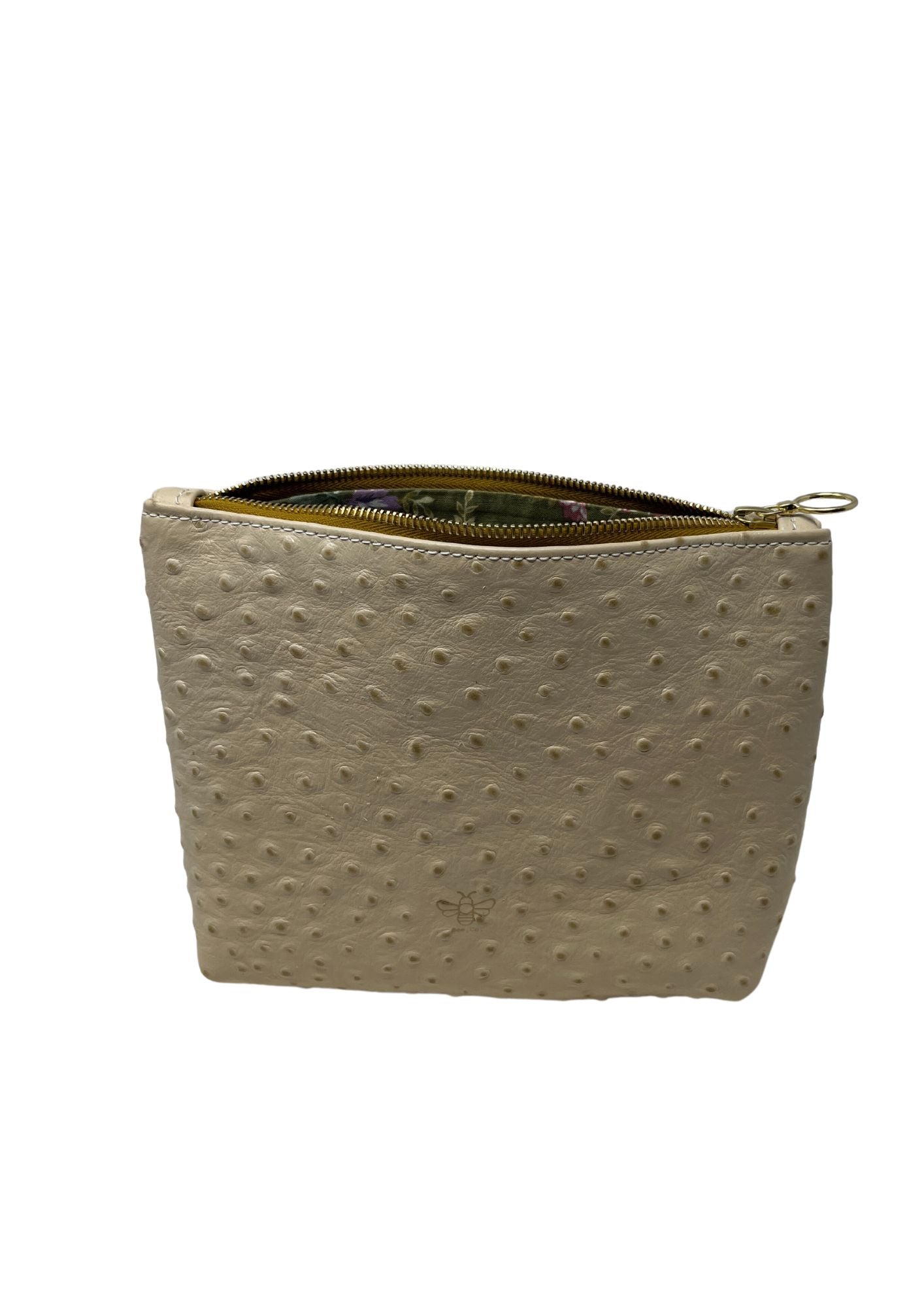 Mini Frances in Cream Ostrich
