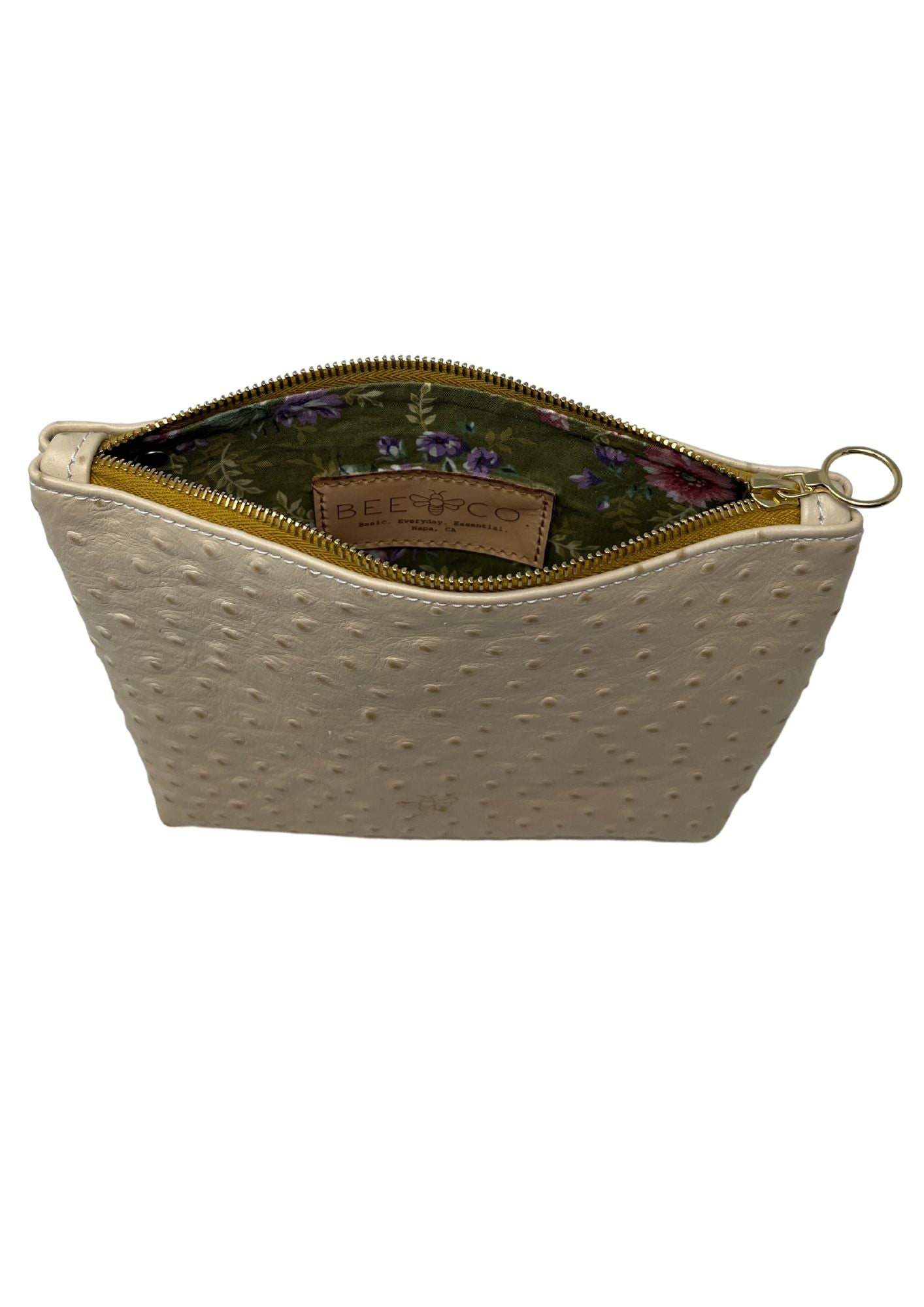 Mini Frances in Cream Ostrich