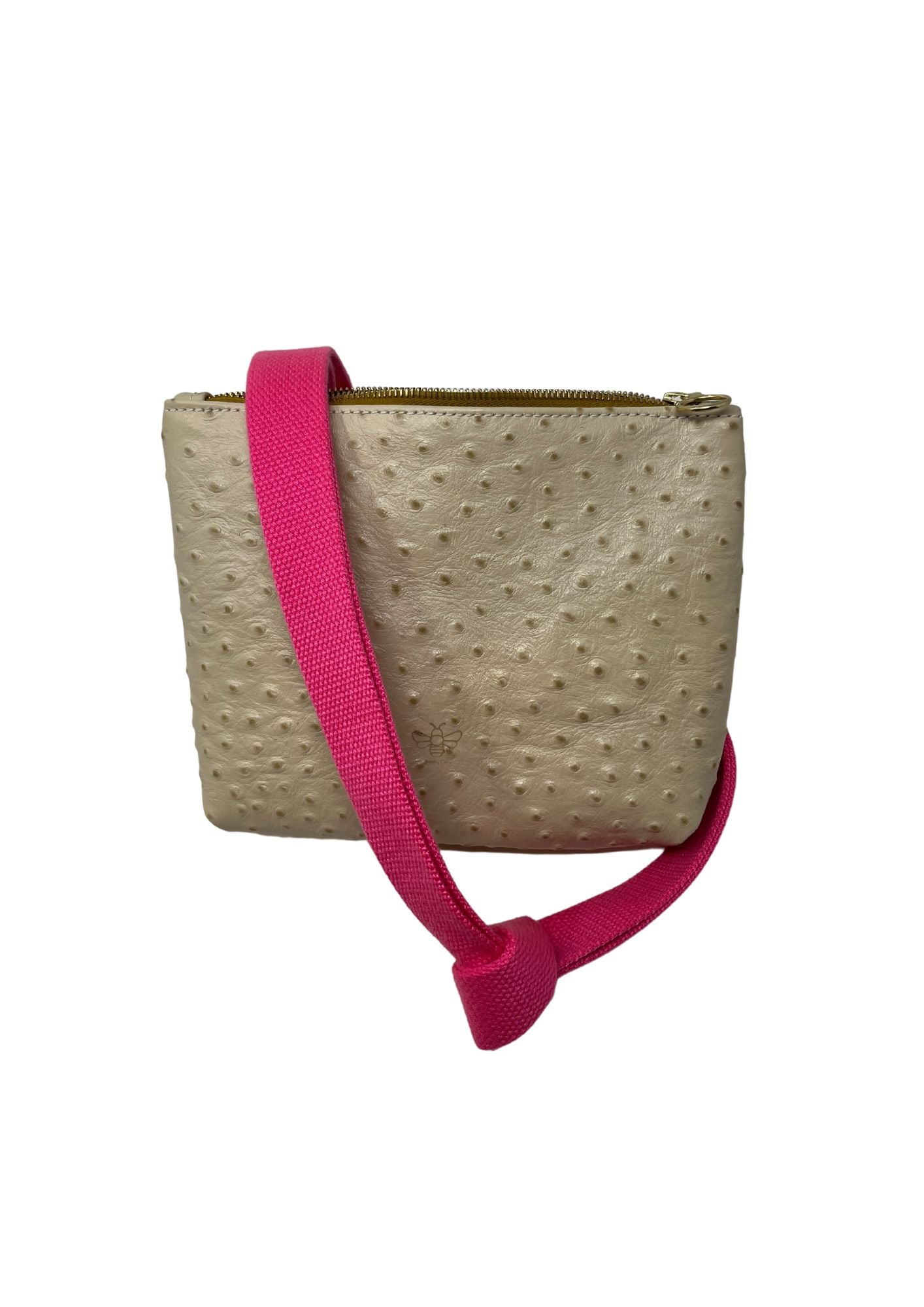Mini Frances in Cream Ostrich