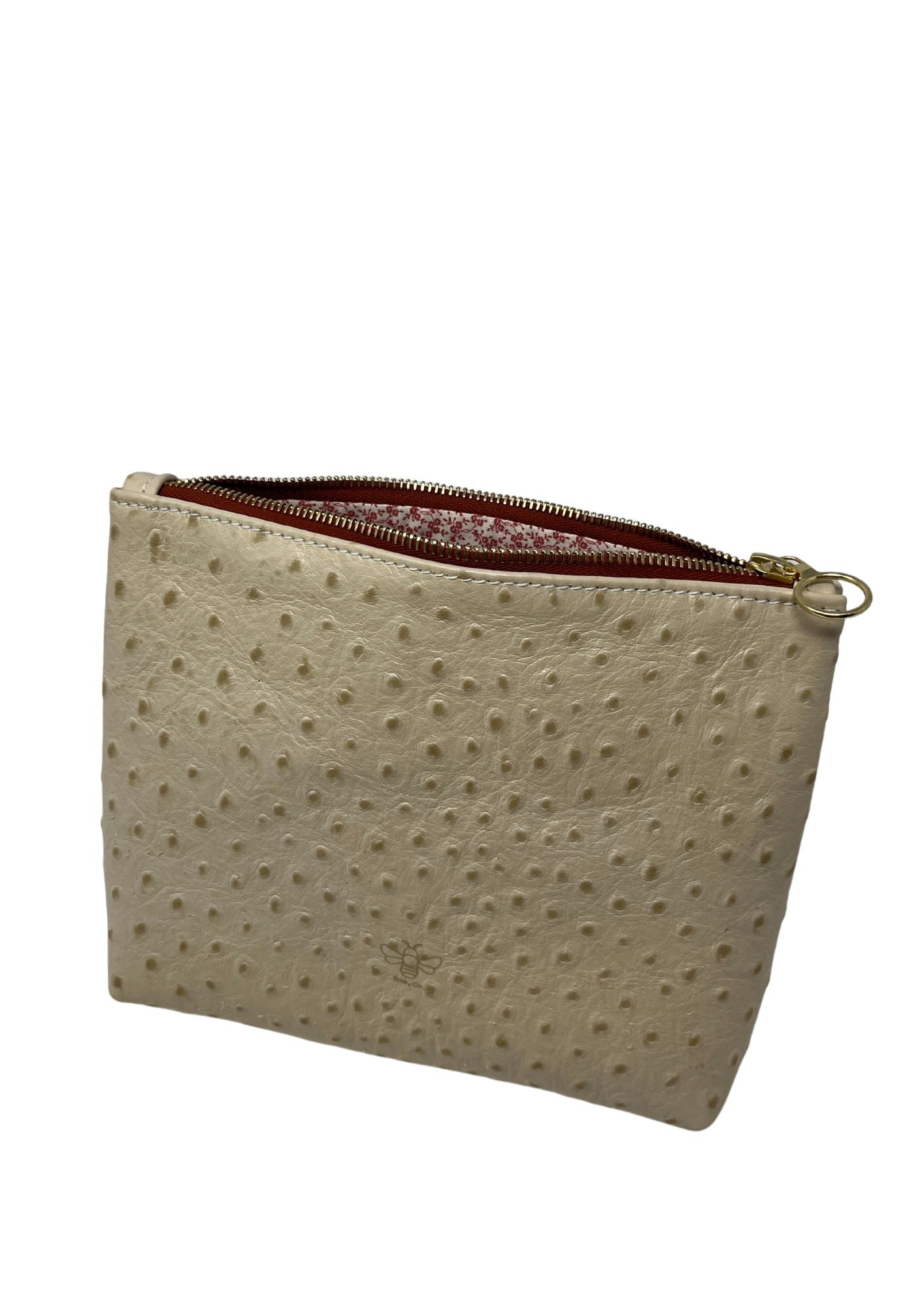 Mini Frances in Cream Ostrich