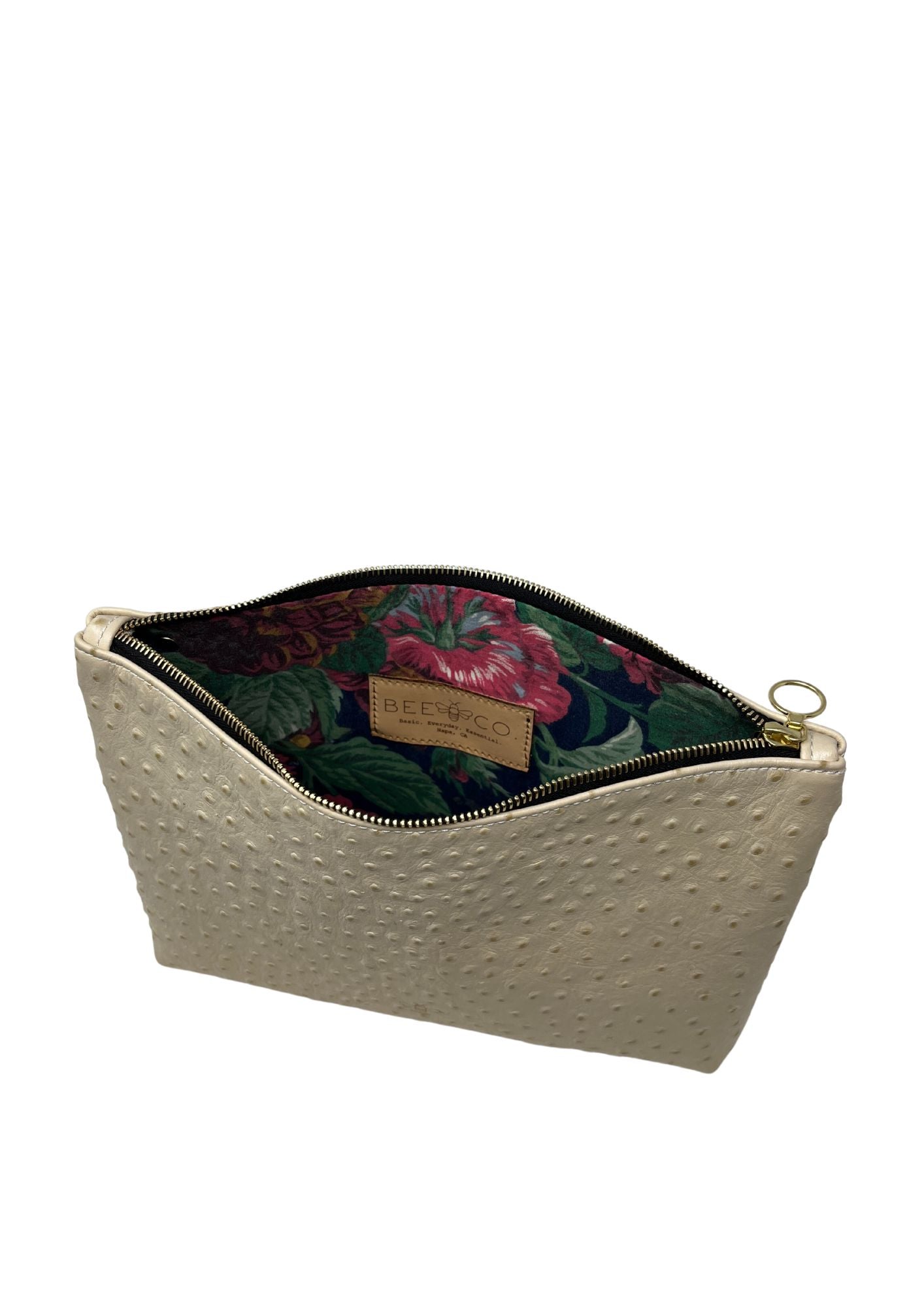 Frances Bag in Cream Ostrich
