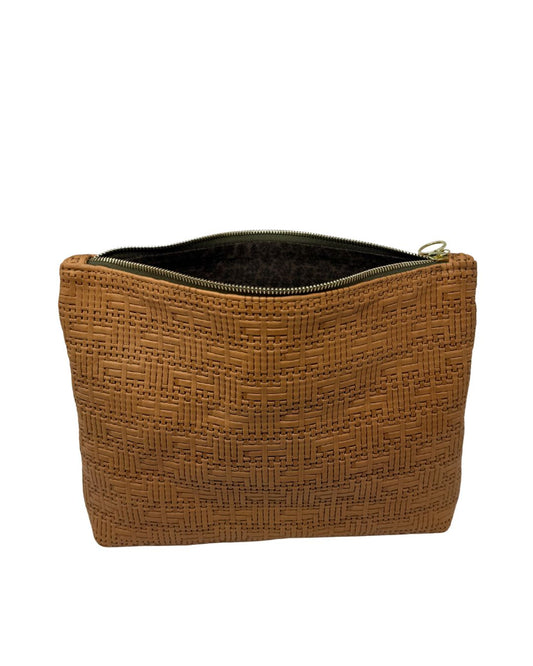 Frances in woven tan