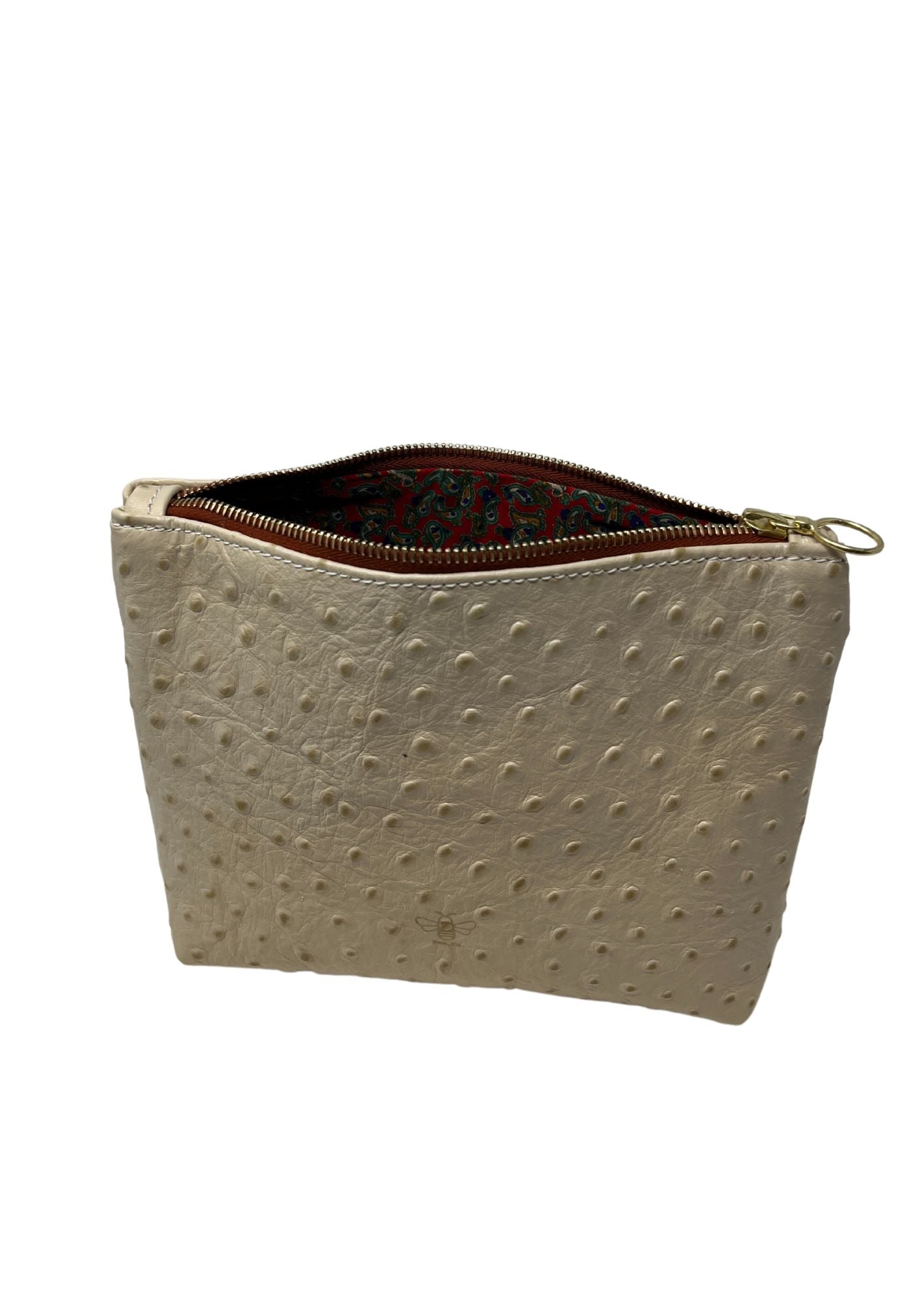Mini Frances in Cream Ostrich