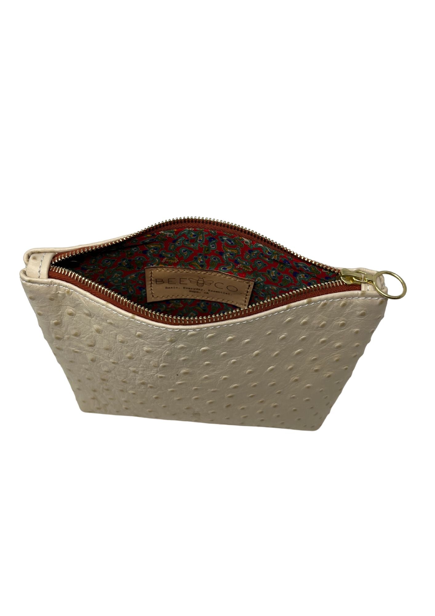 Mini Frances in Cream Ostrich