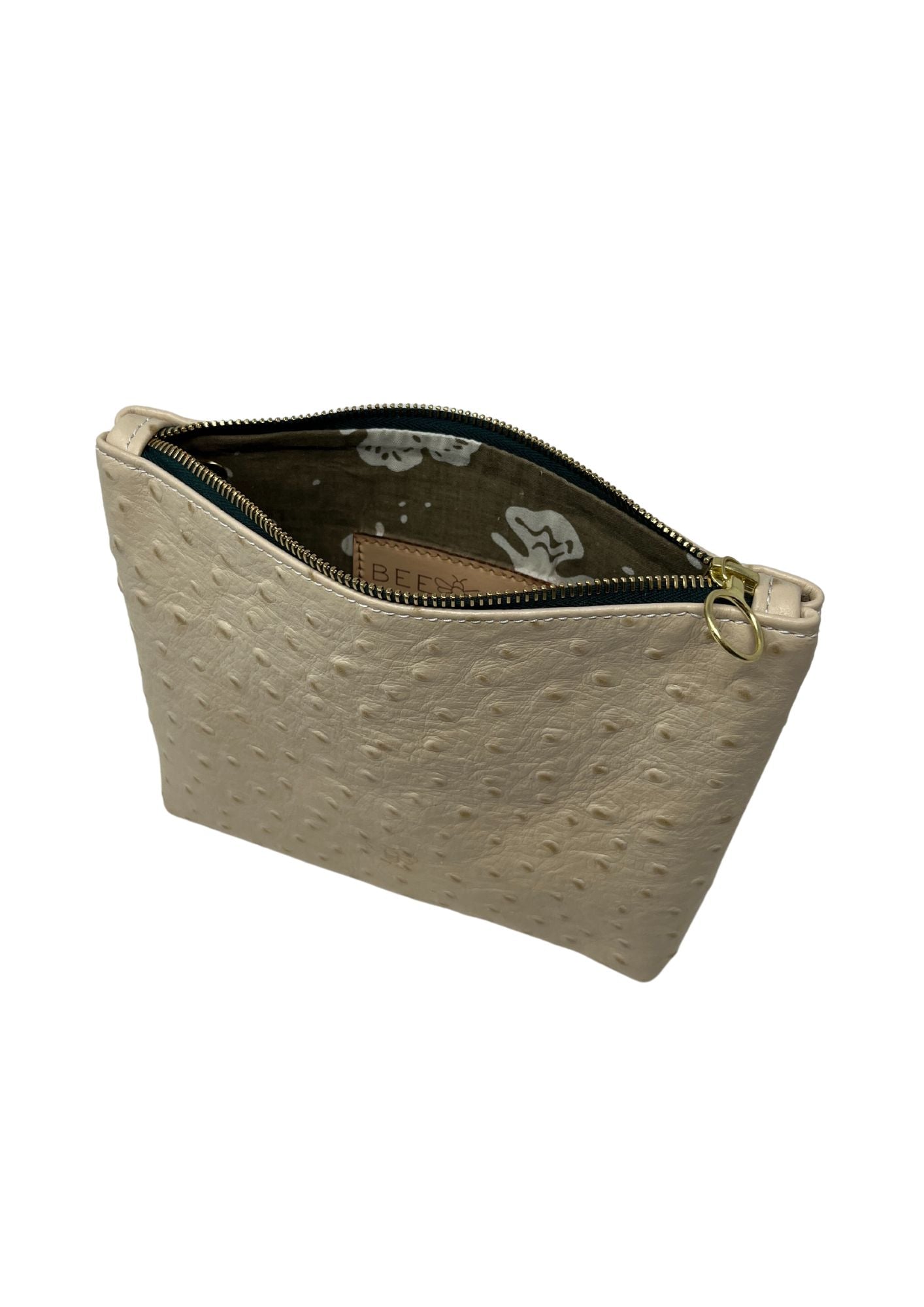 Mini Frances in Cream Ostrich