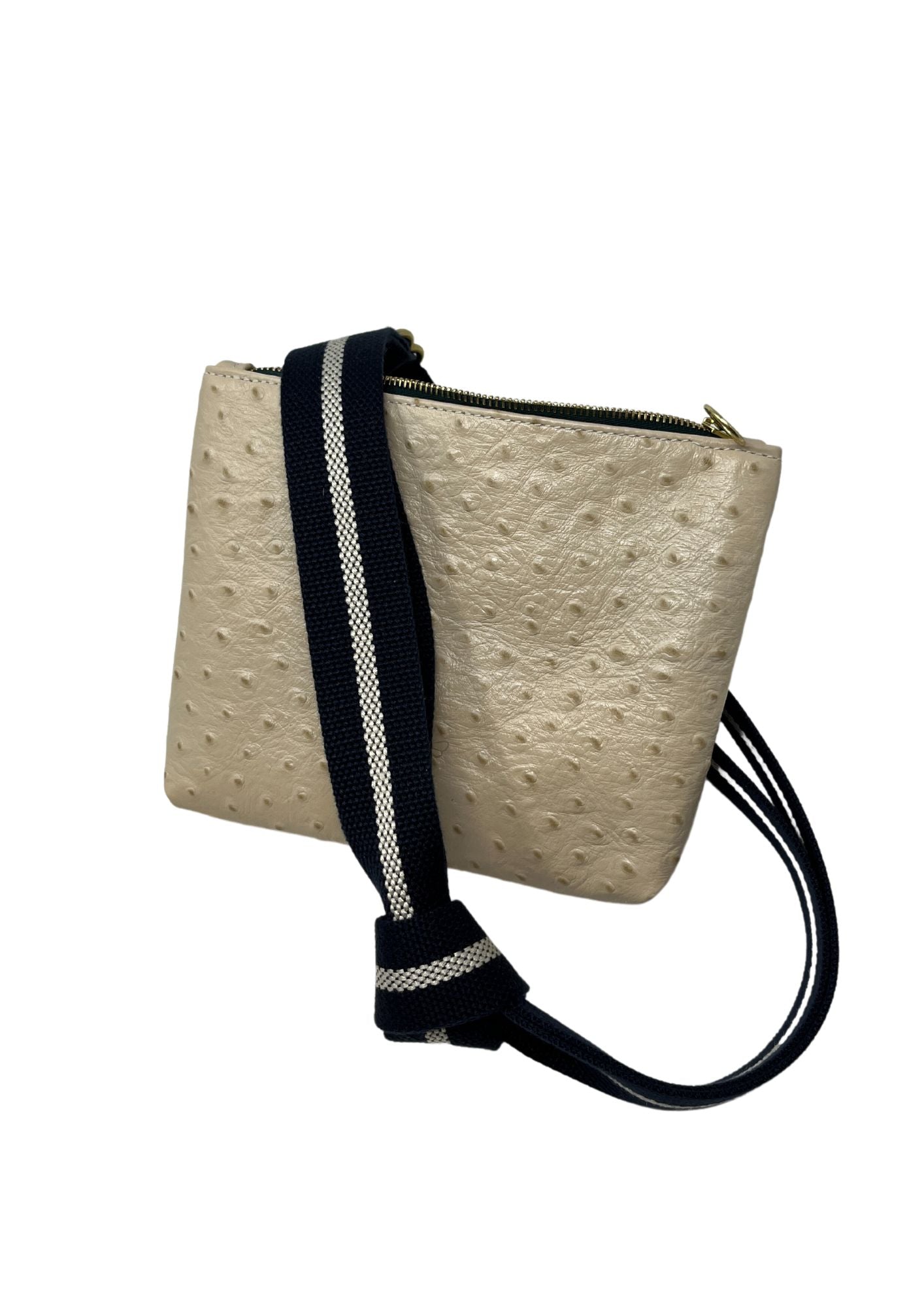 RESERVED FOR ALYSSA: Mini Frances in Cream Ostrich