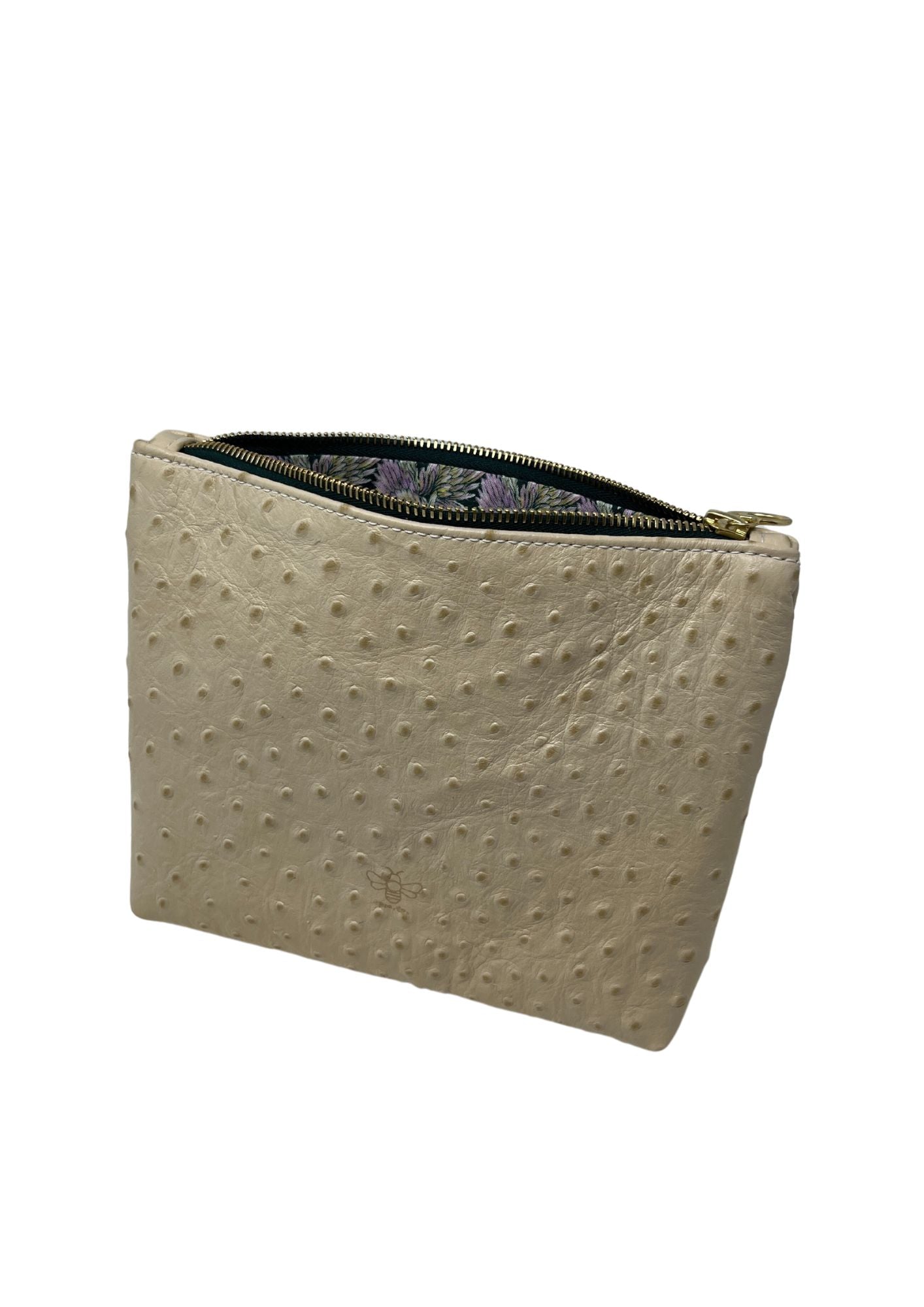 Mini Frances in Cream Ostrich