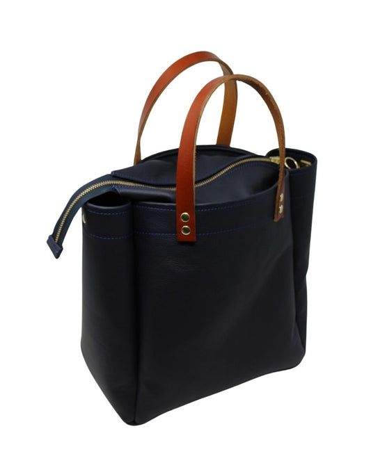 Kendall Bag in navy leather