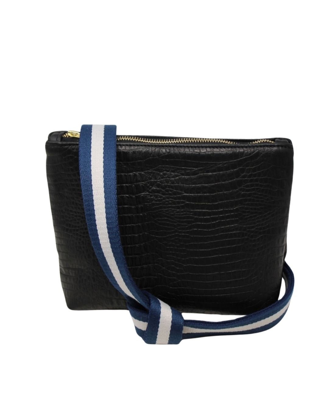 Mini Frances in black gator