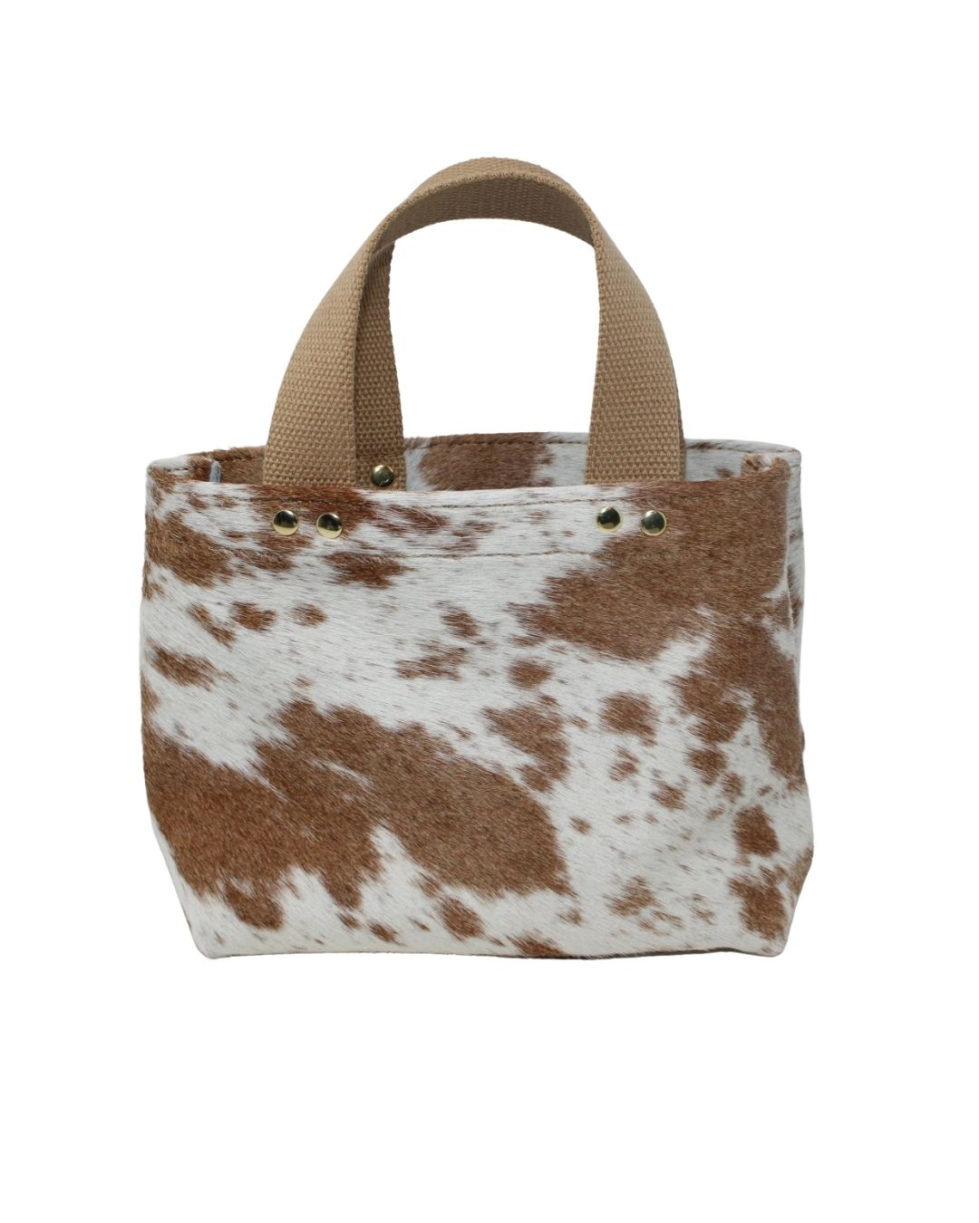 Micro Judy Tote in hair on cowhide