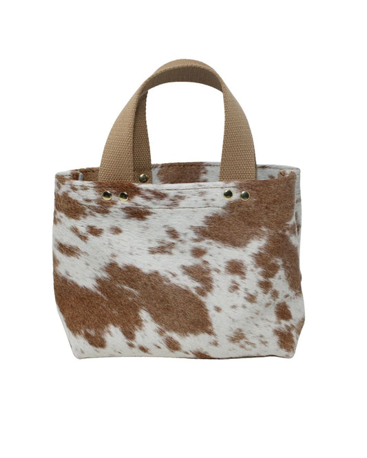 Micro Judy Tote in hair on cowhide