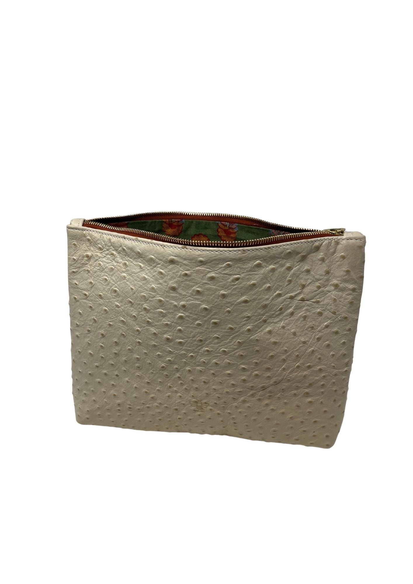 Frances Bag in Cream Ostrich