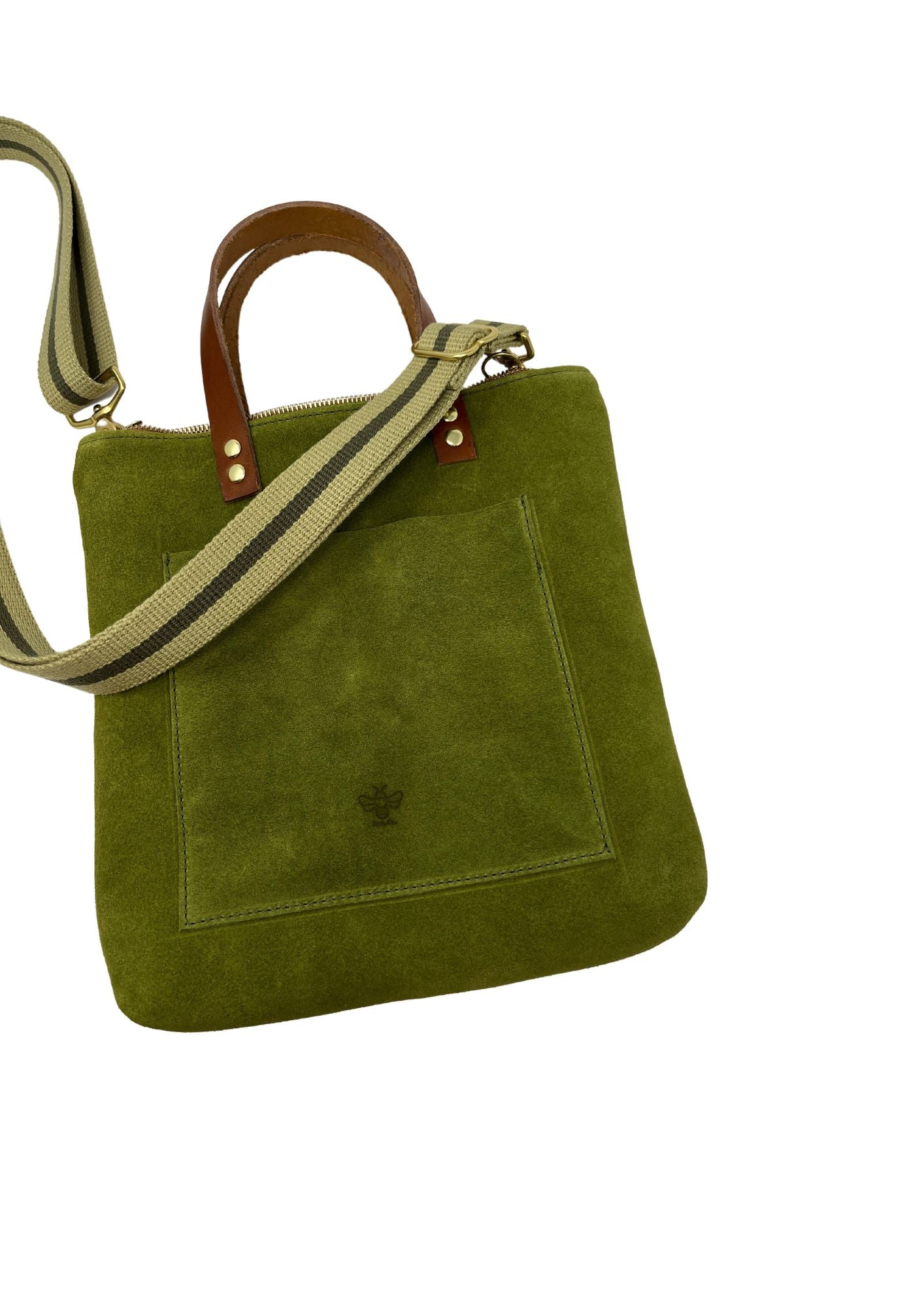 Adell Handbag in loden suede