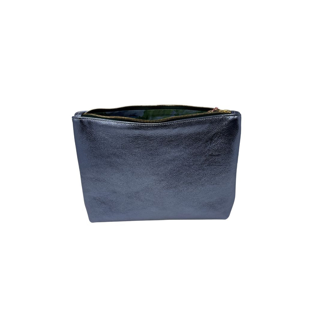 Frances Bag in blue metallic