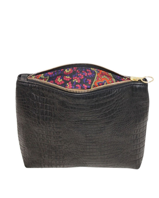 Mini Frances in black gator