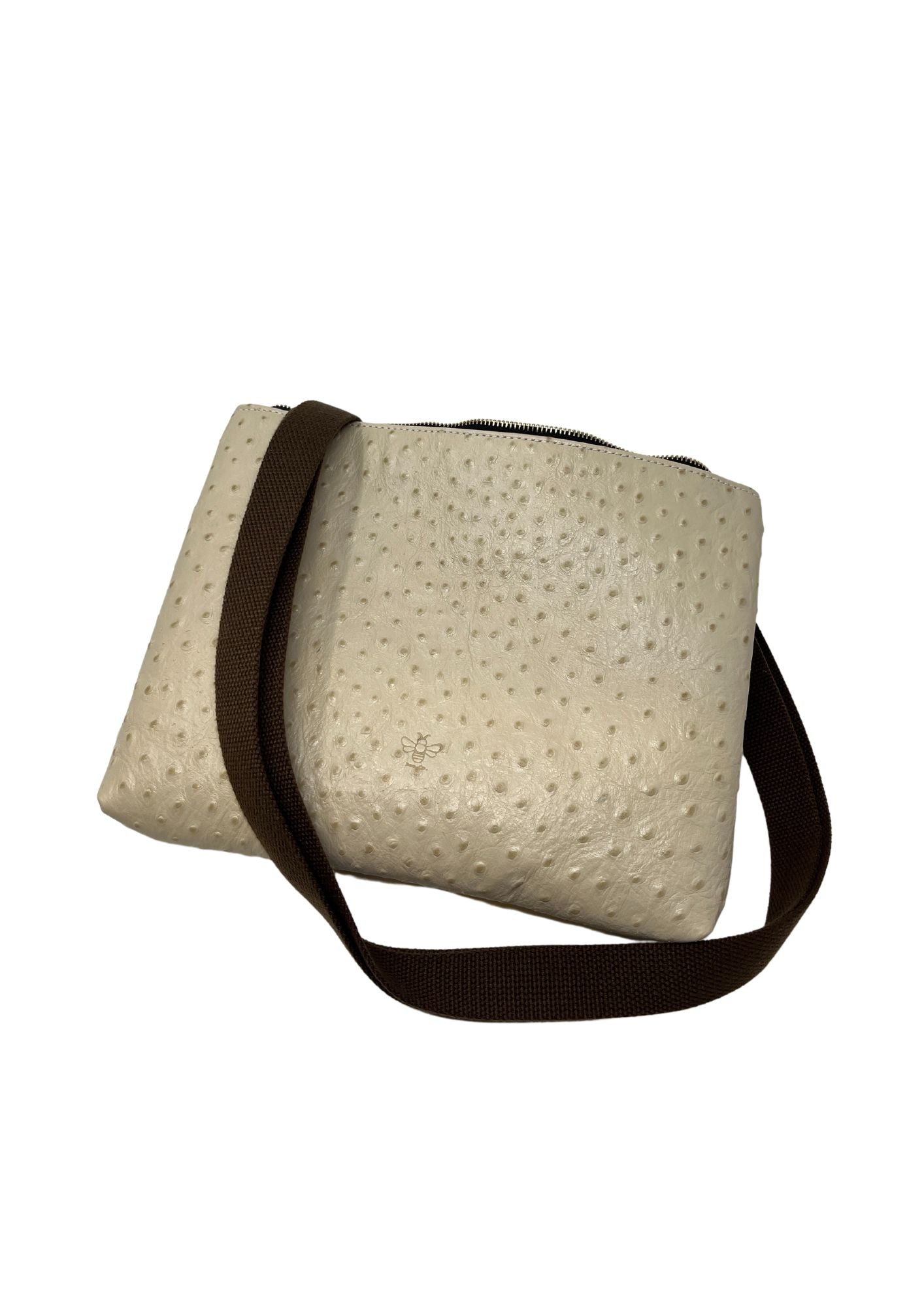 Frances Bag in Cream Ostrich