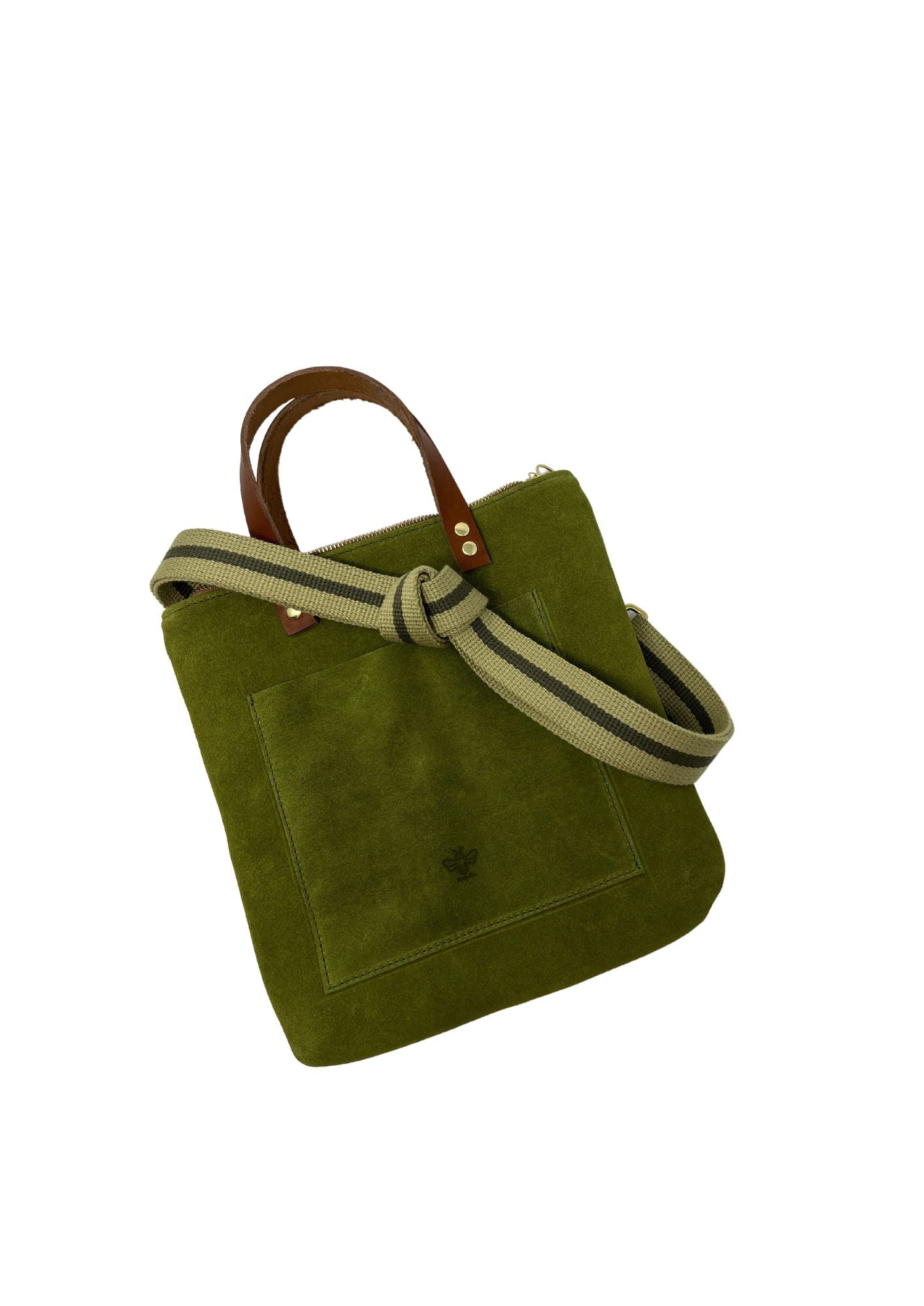 Adell Handbag in loden suede