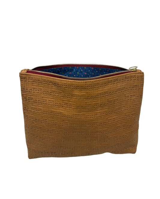 Frances in woven tan