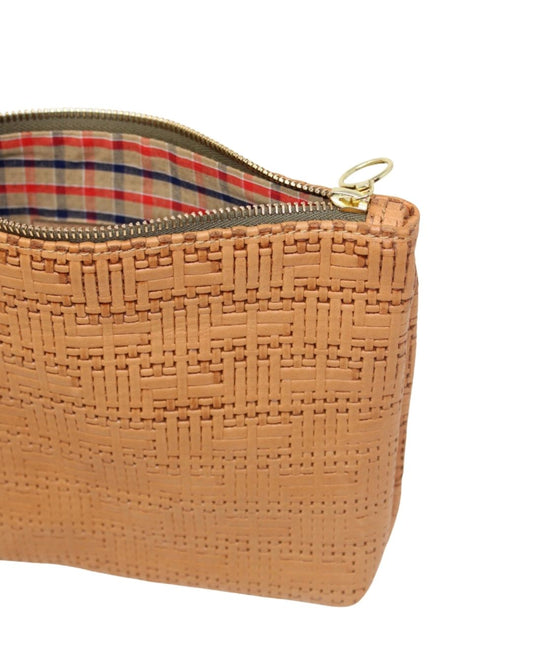 Mini Frances in Woven Tan