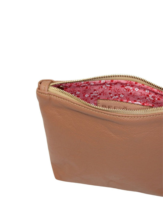 Mini Frances in caramel leather