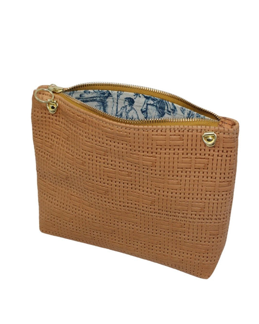 Mini Frances in Woven Tan