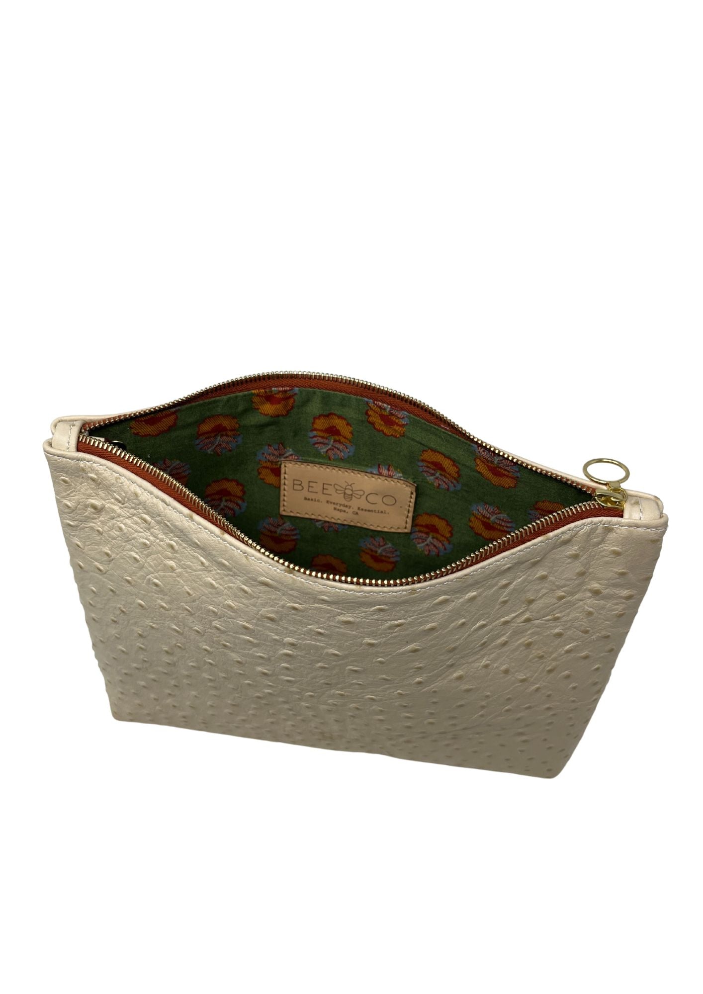 Frances Bag in Cream Ostrich