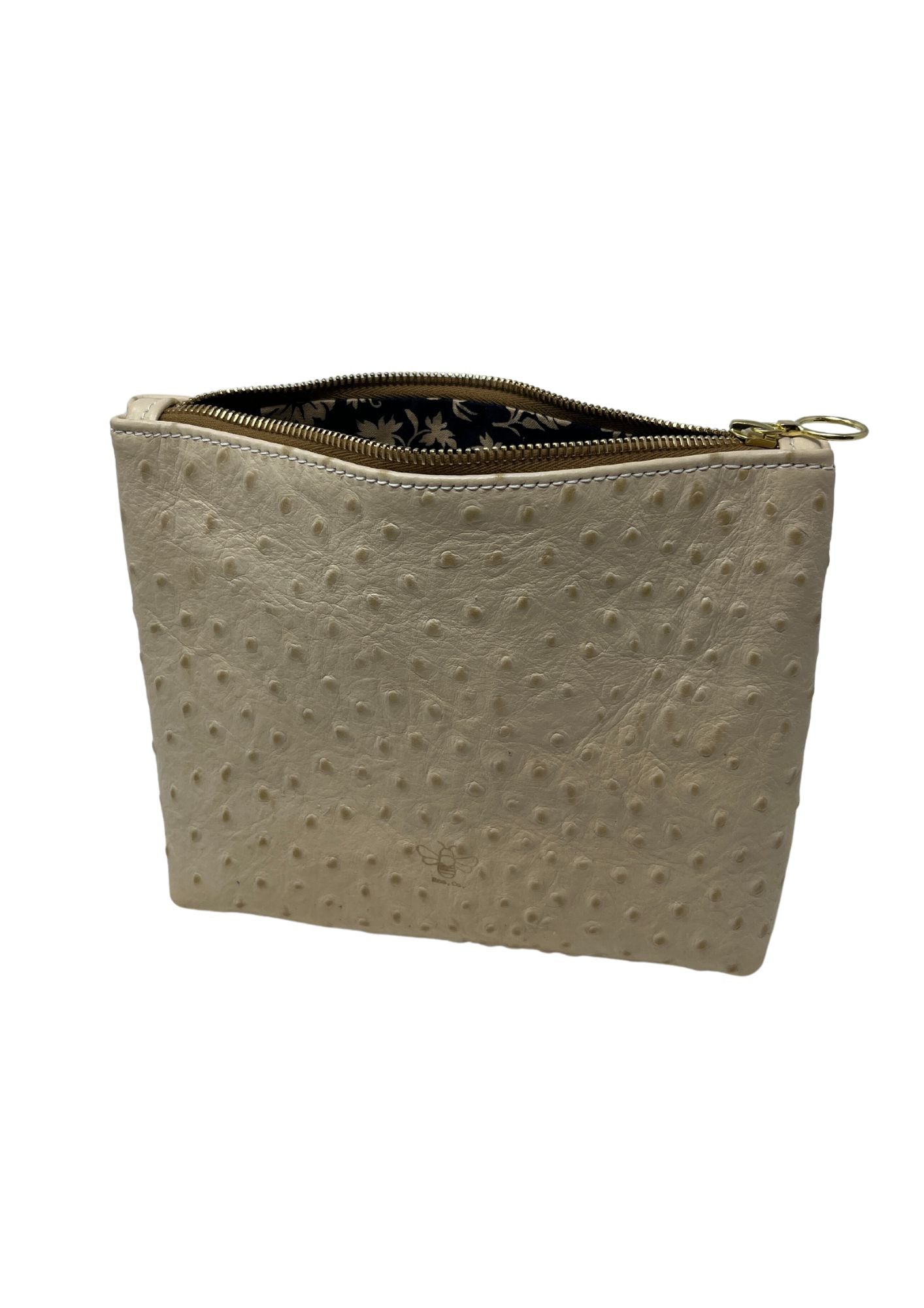 Mini Frances in Cream Ostrich