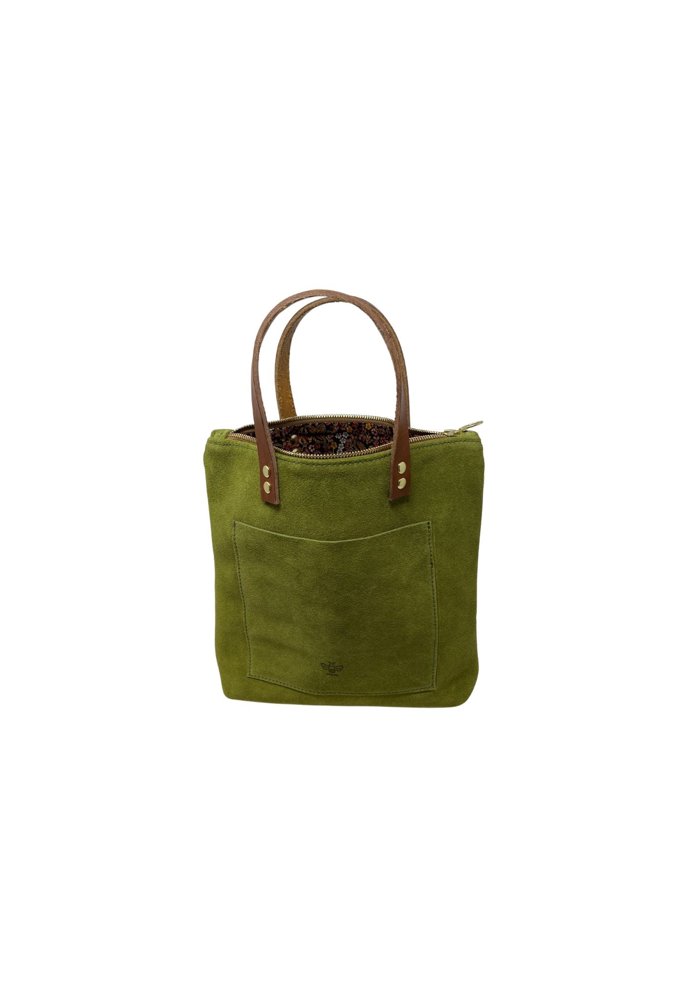 Adell Handbag in loden suede