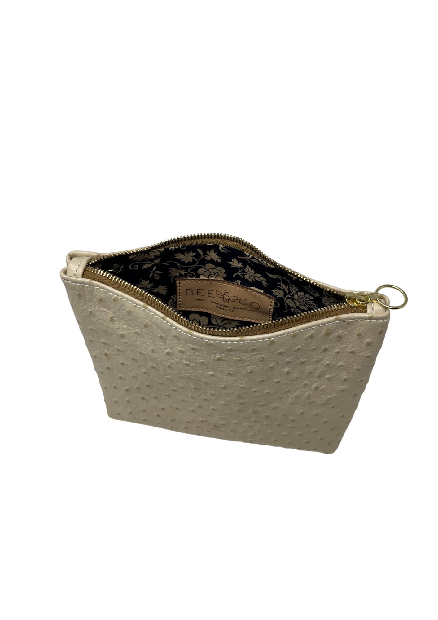 Mini Frances in Cream Ostrich